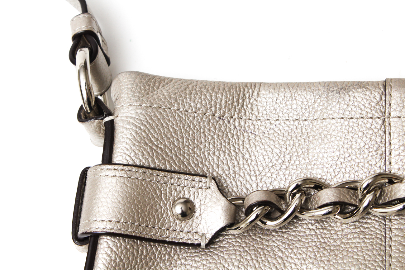 Coach Maggie Madison Signature Shoulder Bag and a Coach Metallic Duffle Bag