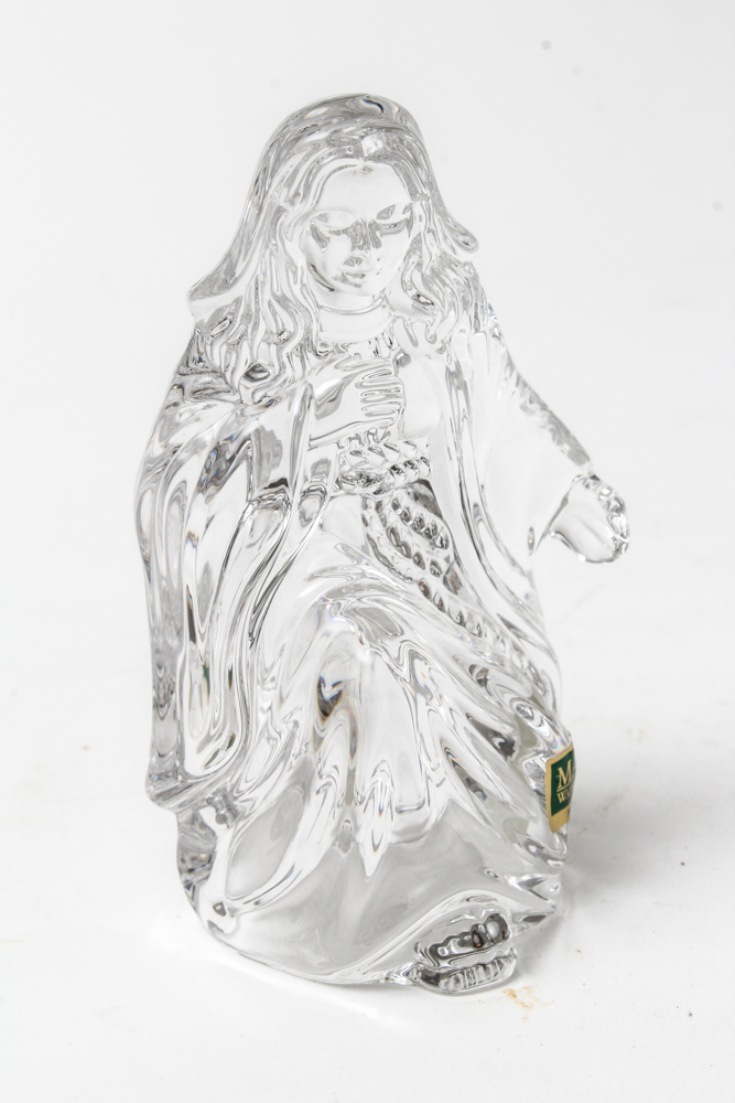 Marquis by Waterford Nativity Scene Figurines and Waterford Crystal Ornament