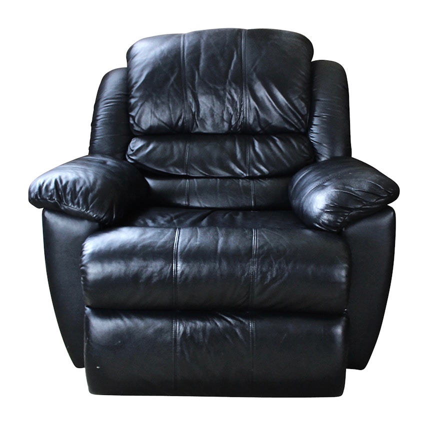 Black Leather Recliner