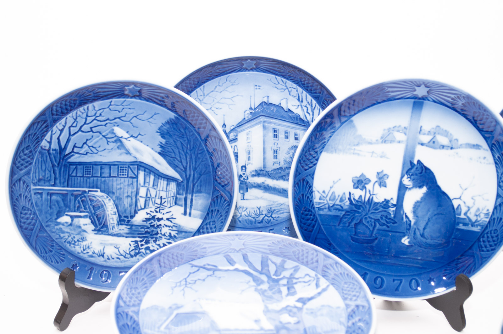 Vintage Royal Copenhagen Porcelain Plates