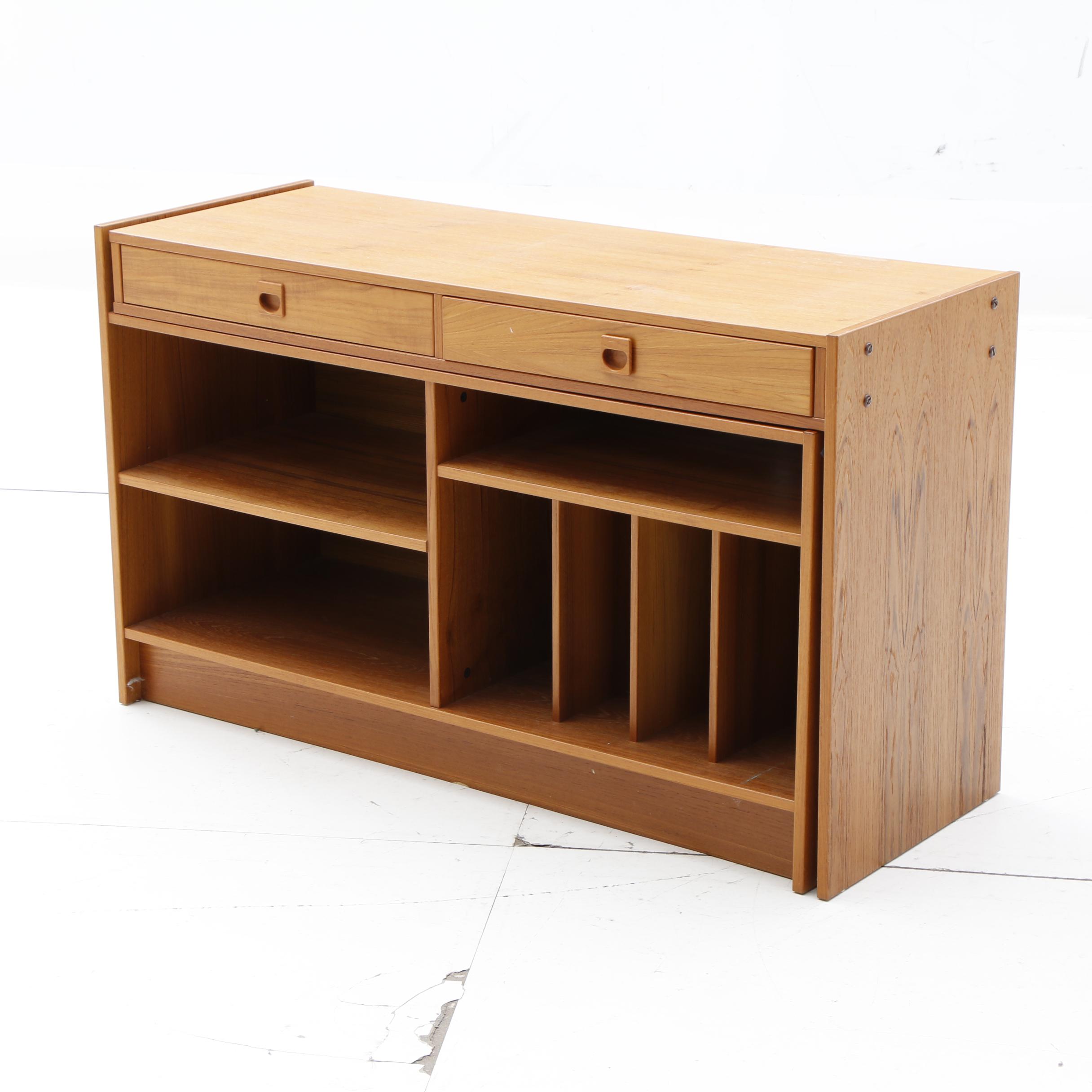 Danish Modern Conversion Cabinet Desk