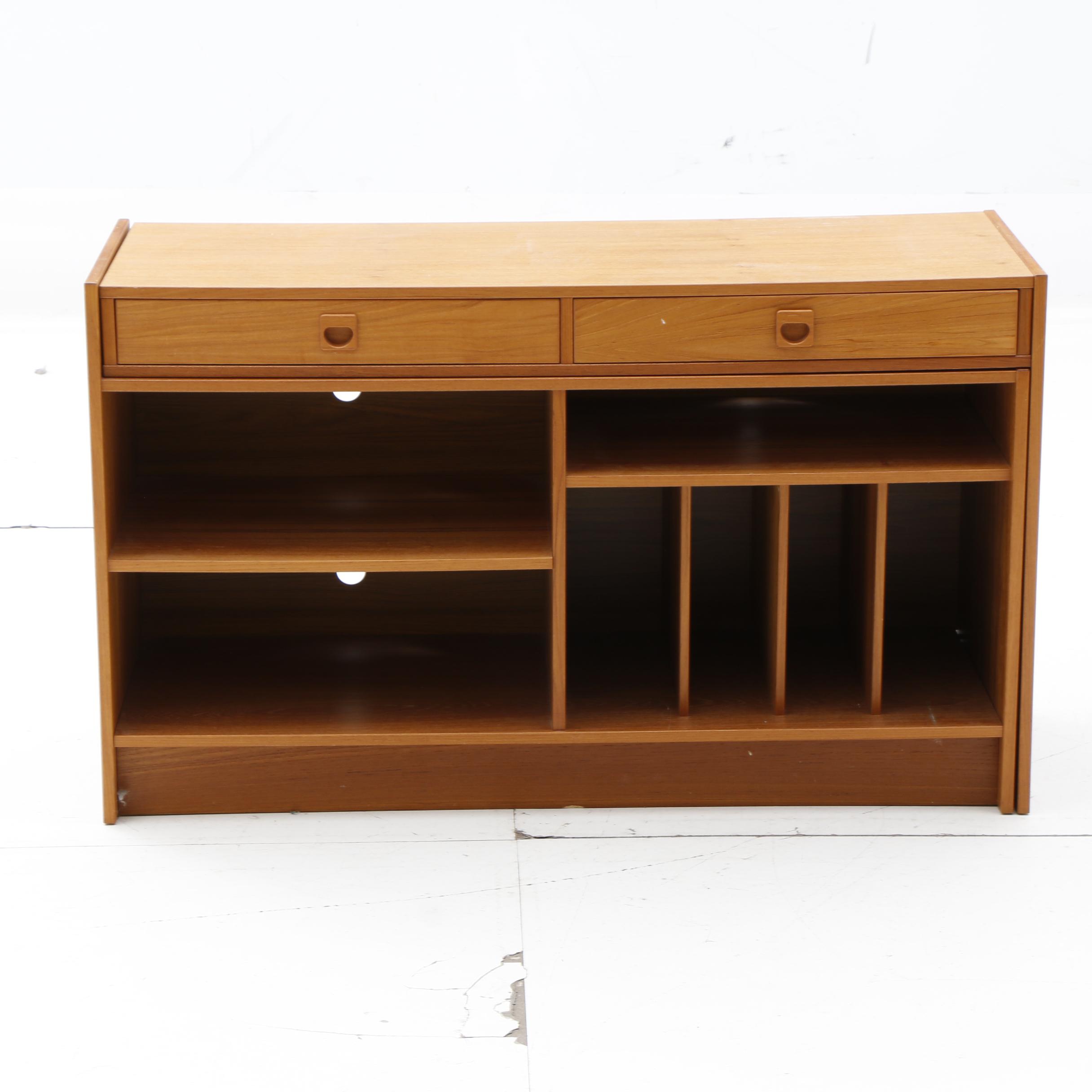 Danish Modern Conversion Cabinet Desk