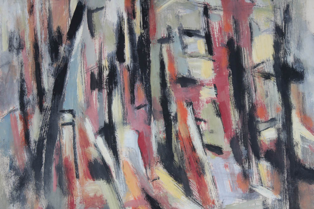 James Yoko Oil on Paper Paintings