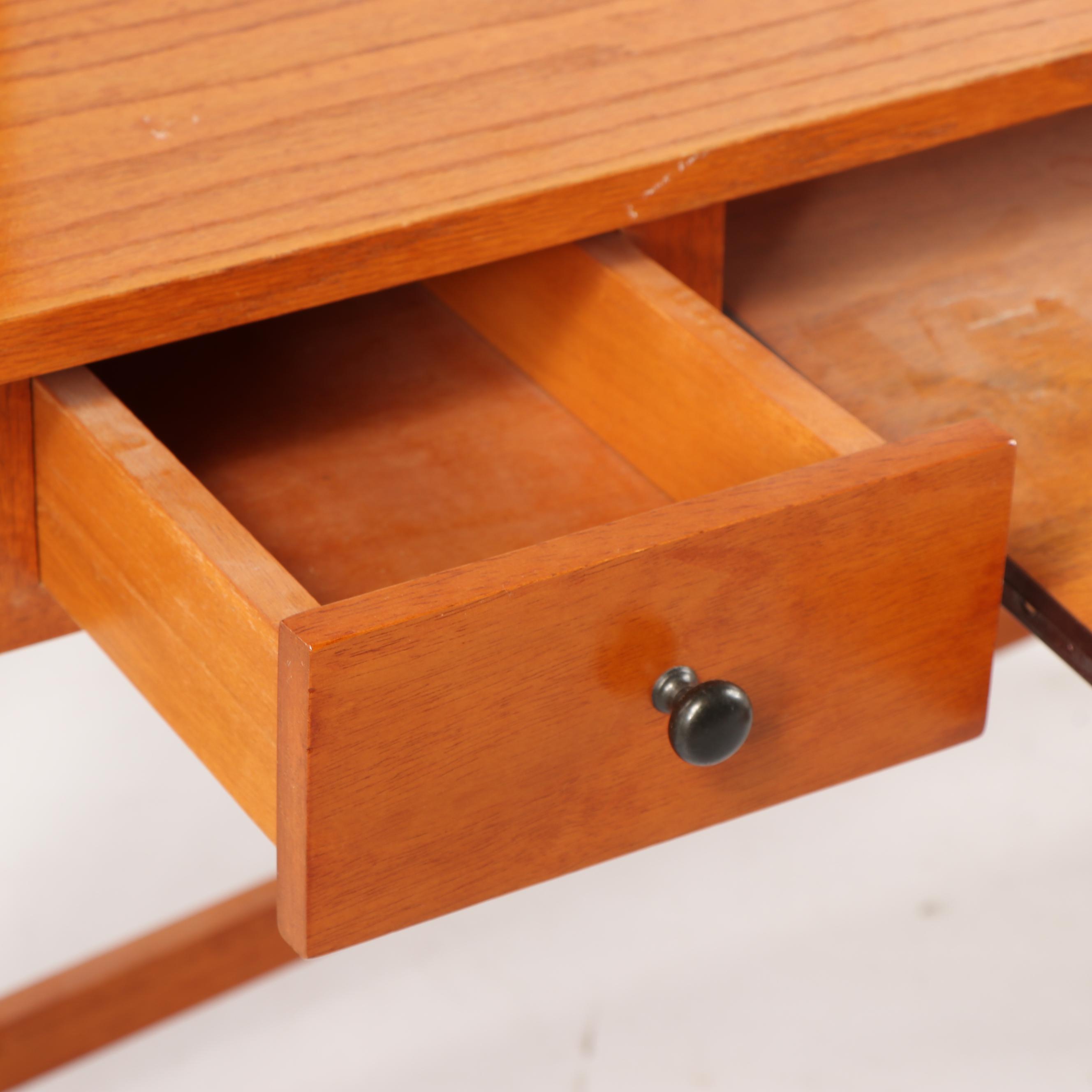 Mission Style Desk with Storage Hutch