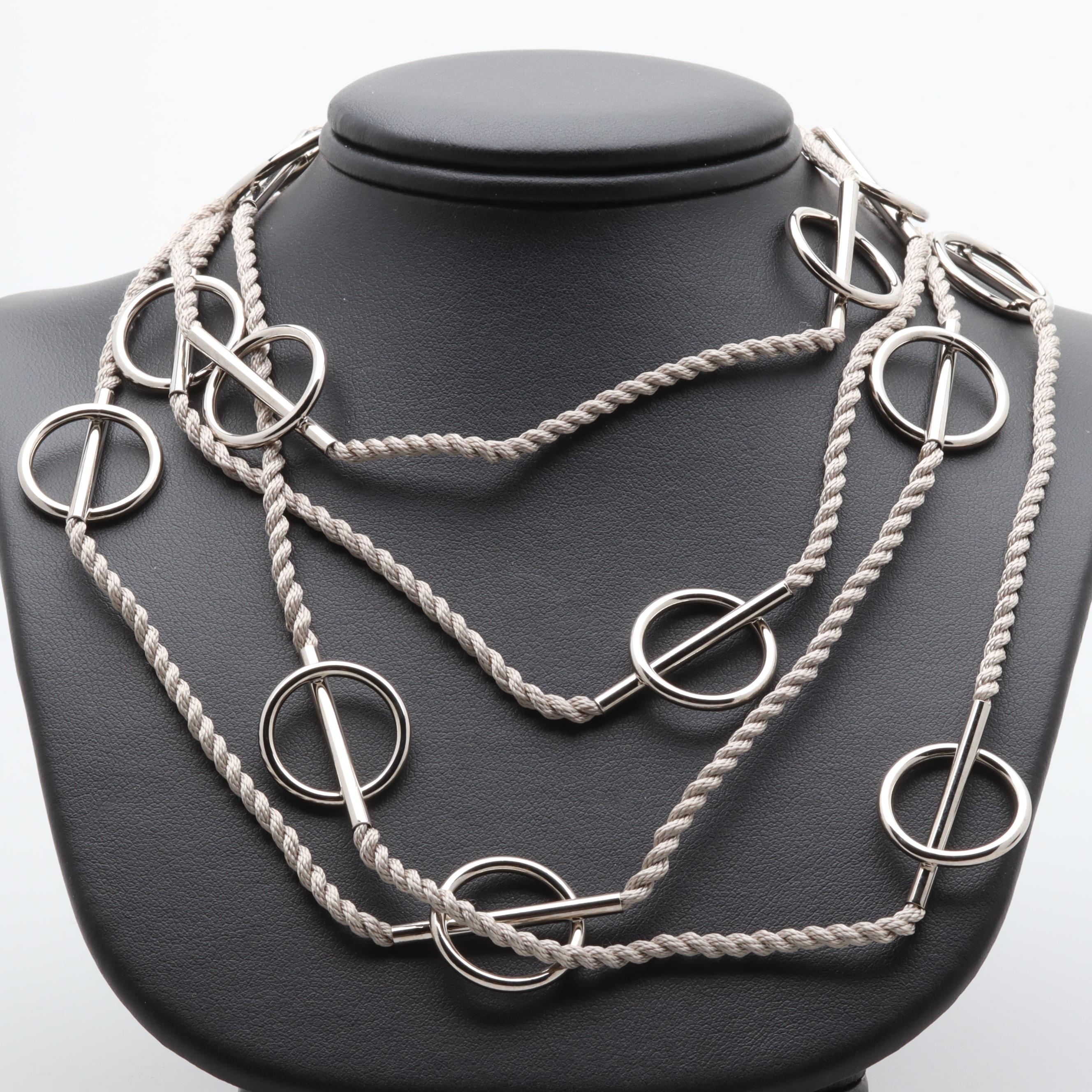 Ken Loeber and Donna Look Sterling Silver Necklace and D. Stewart Earrings