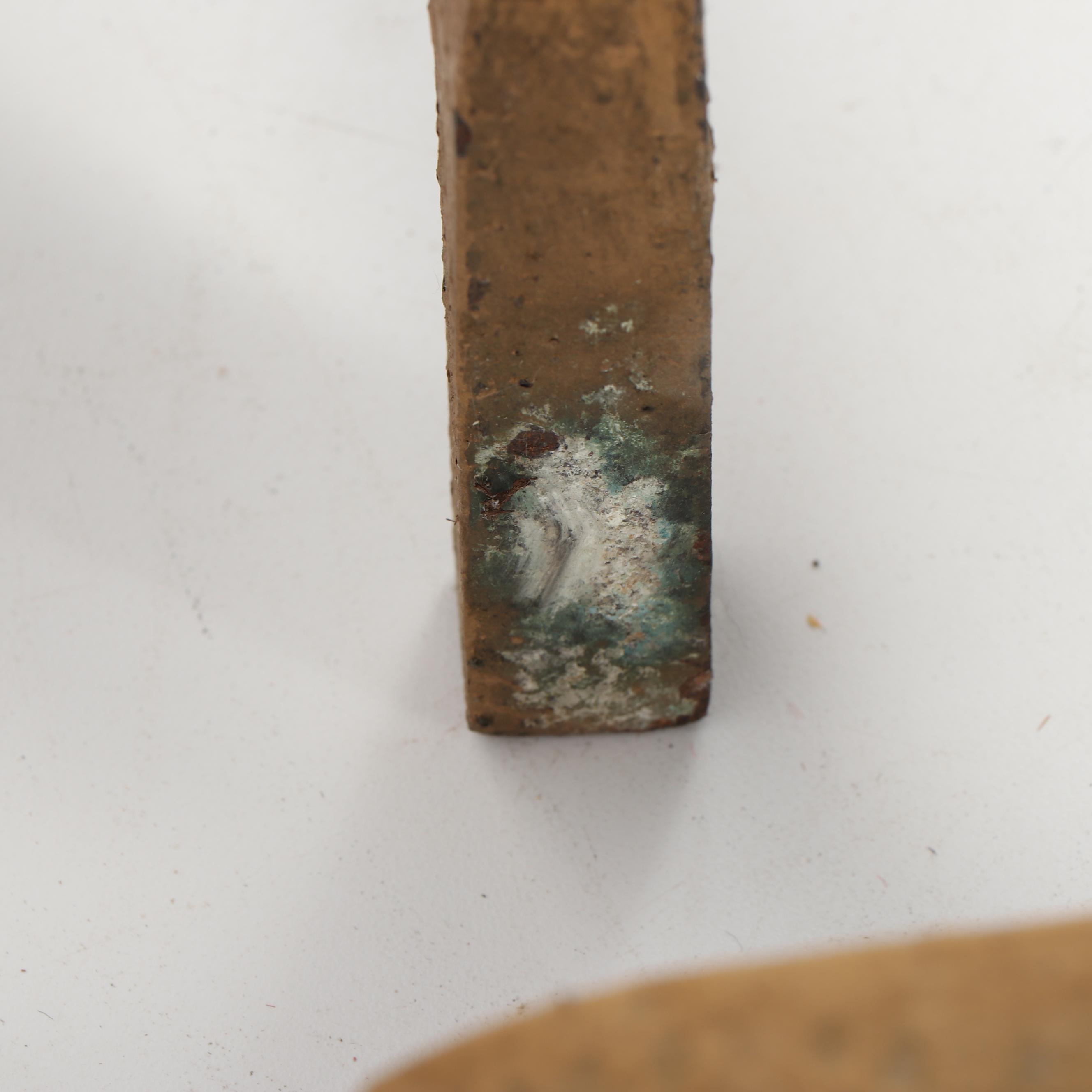 Cast Brass Planished Andirons