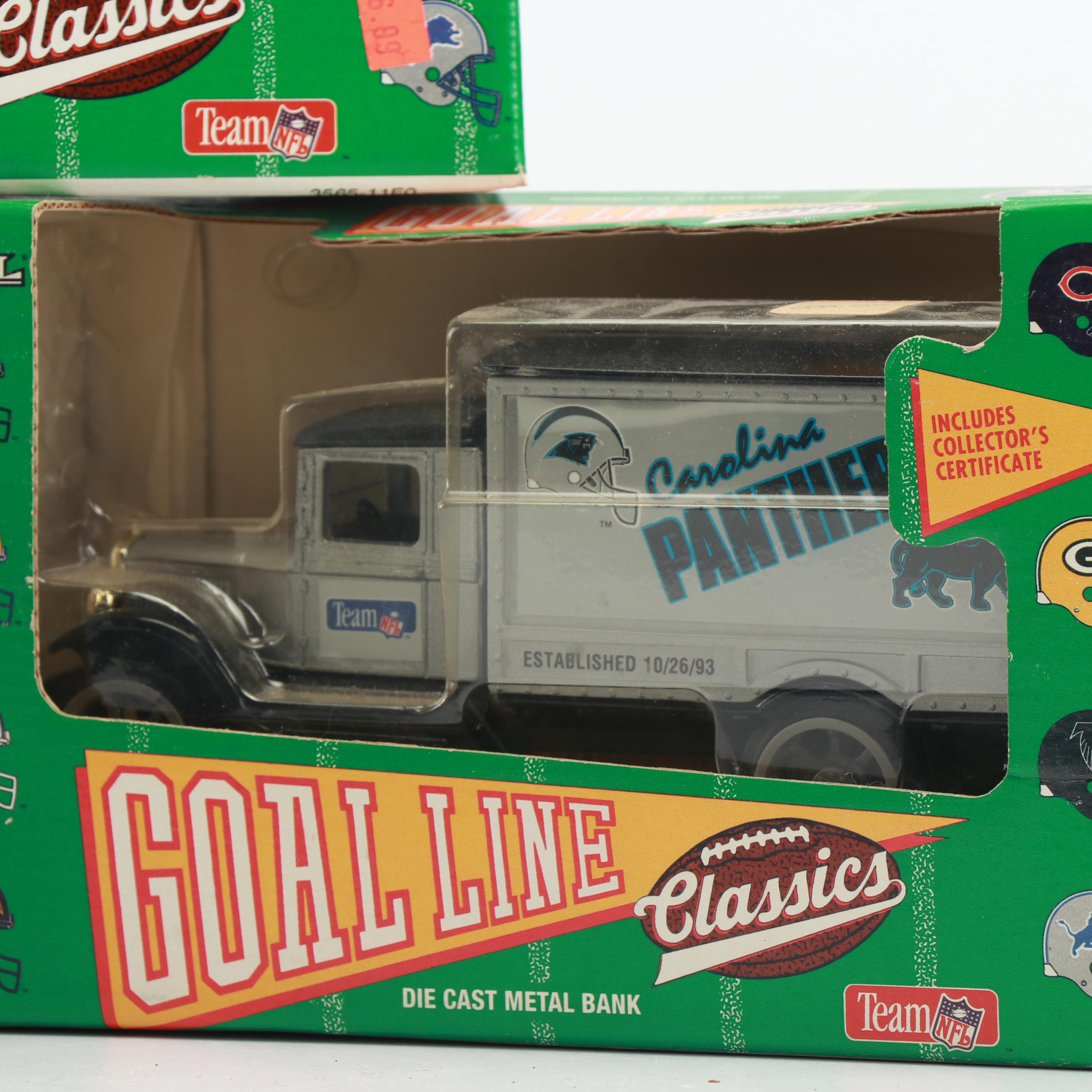Die-Cast "Goal Line Classics" Coin Banks by Ertl