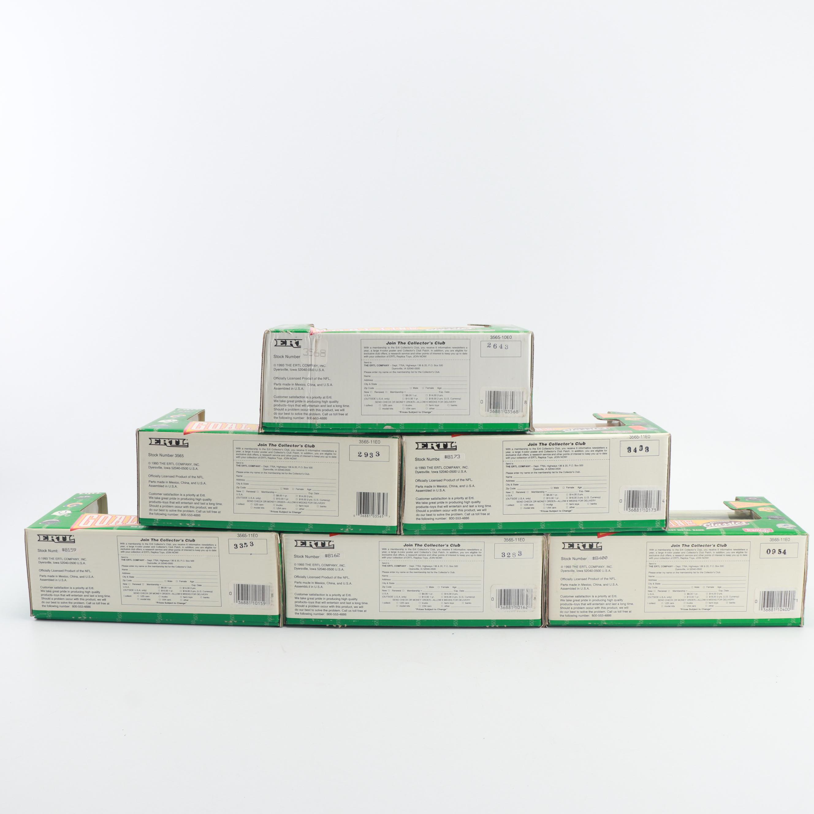 Die-Cast "Goal Line Classics" Coin Banks by Ertl