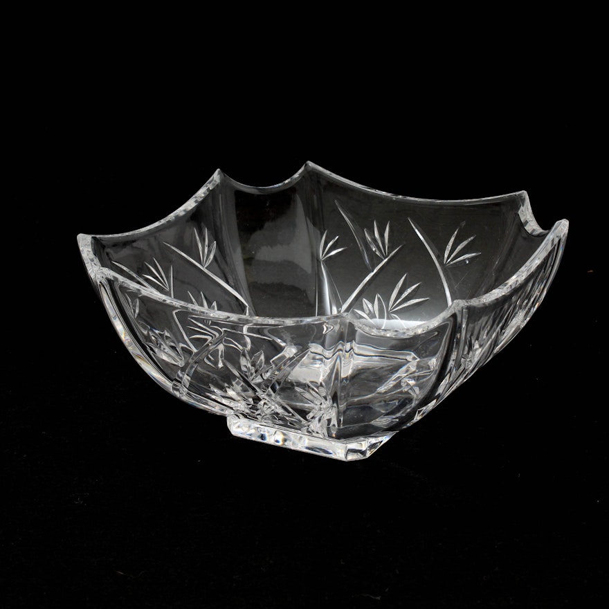 Waterford Crystal "Bamboo" Square Bowl
