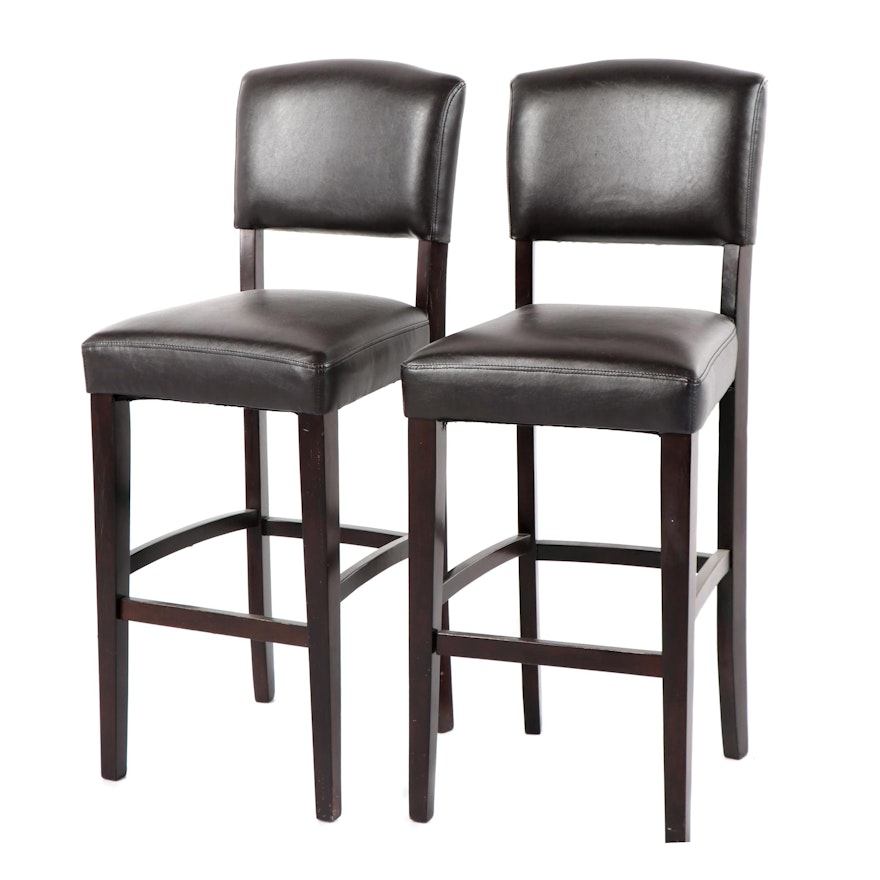 Faux Leather Barstools by Bed Bath & Beyond