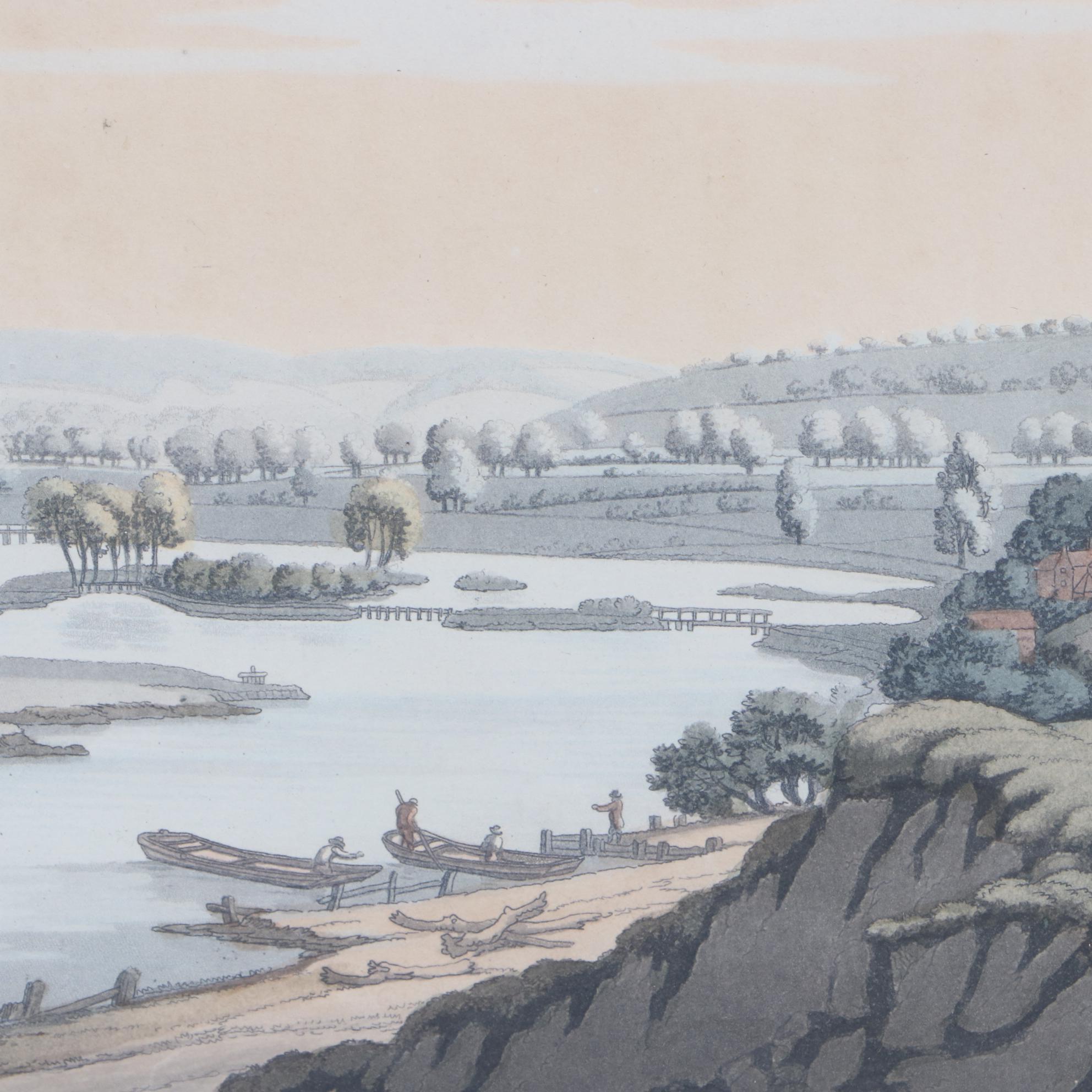 Joseph Constantine Stadler Aquatint after Joseph Farington "Whitchurch"