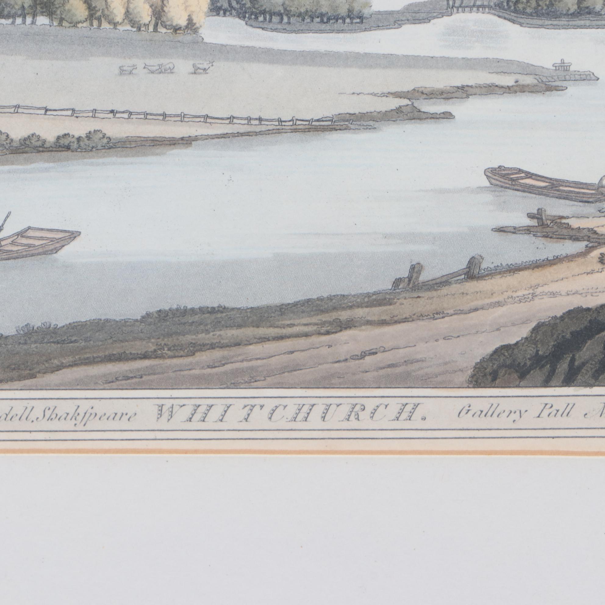 Joseph Constantine Stadler Aquatint after Joseph Farington "Whitchurch"