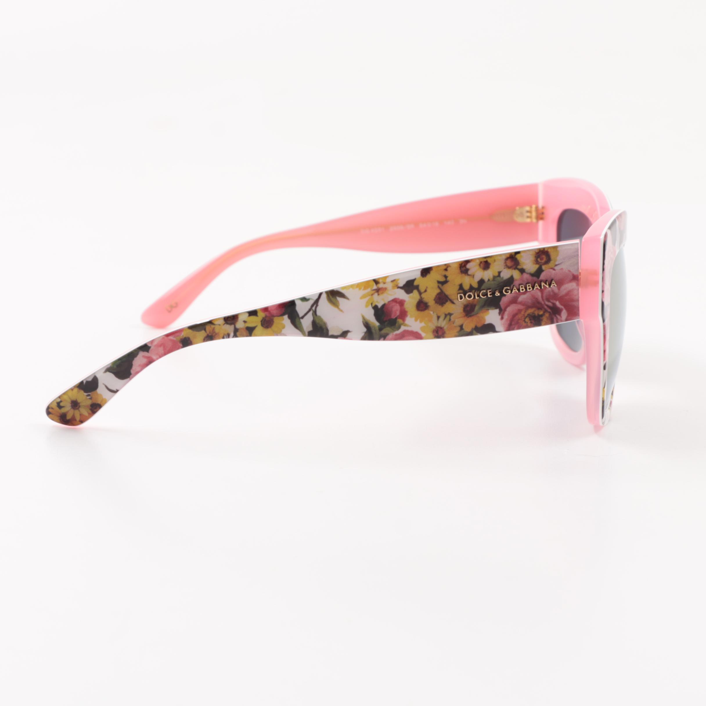 Dolce & Gabbana DG4231 Floral Frame Sunglasses