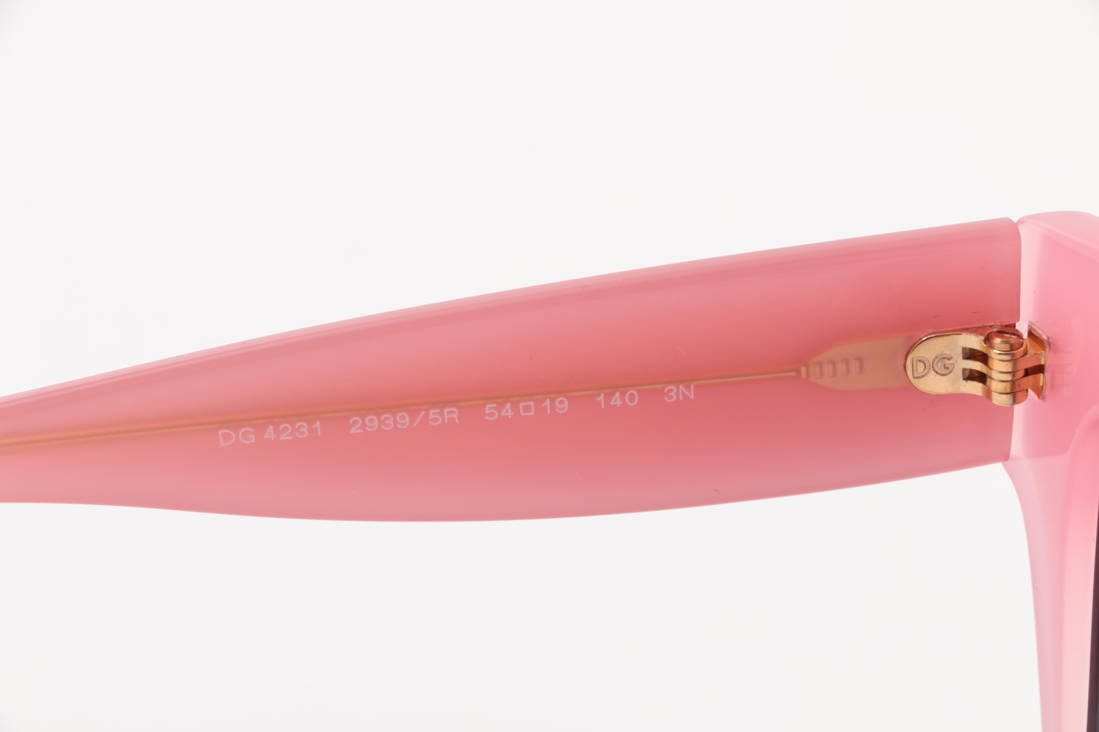 Dolce & Gabbana DG4231 Floral Frame Sunglasses