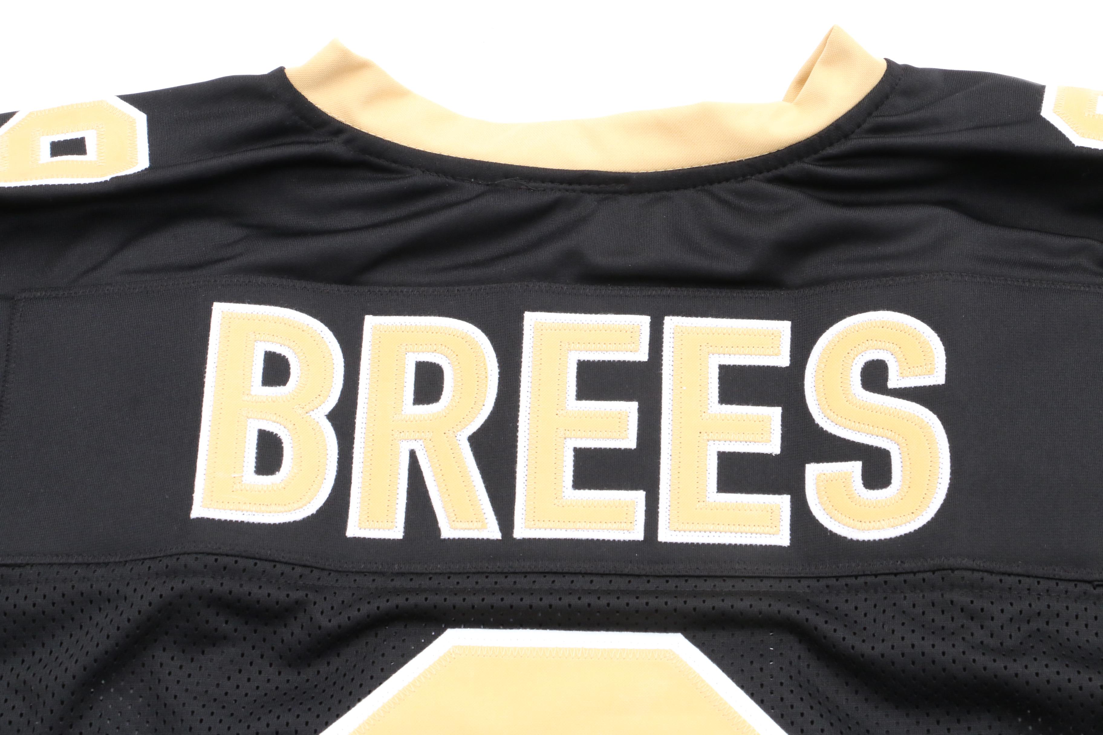 NFL's "All-Time Completion Leader" Drew Brees Signed Saints Jersey  COA