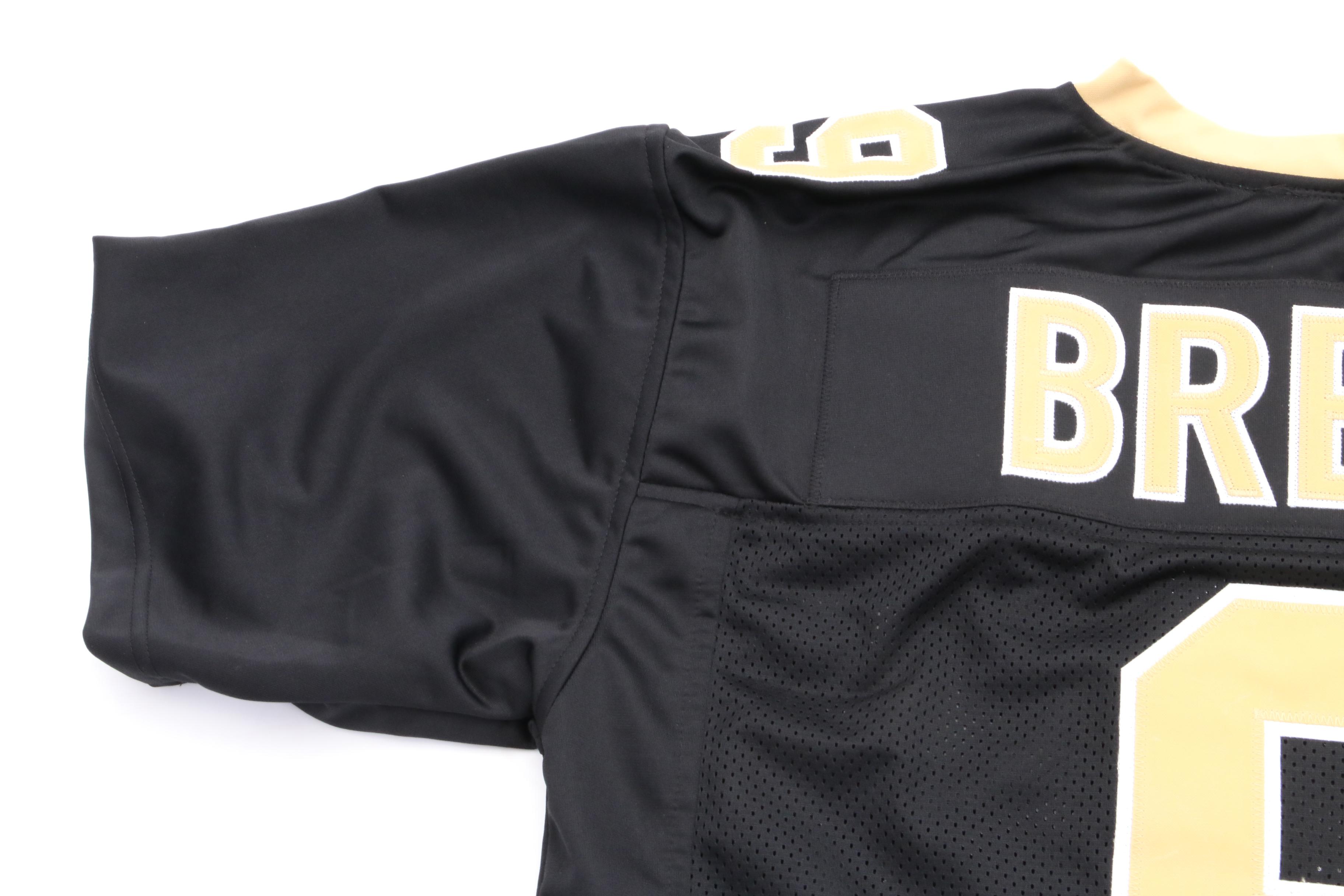 NFL's "All-Time Completion Leader" Drew Brees Signed Saints Jersey  COA