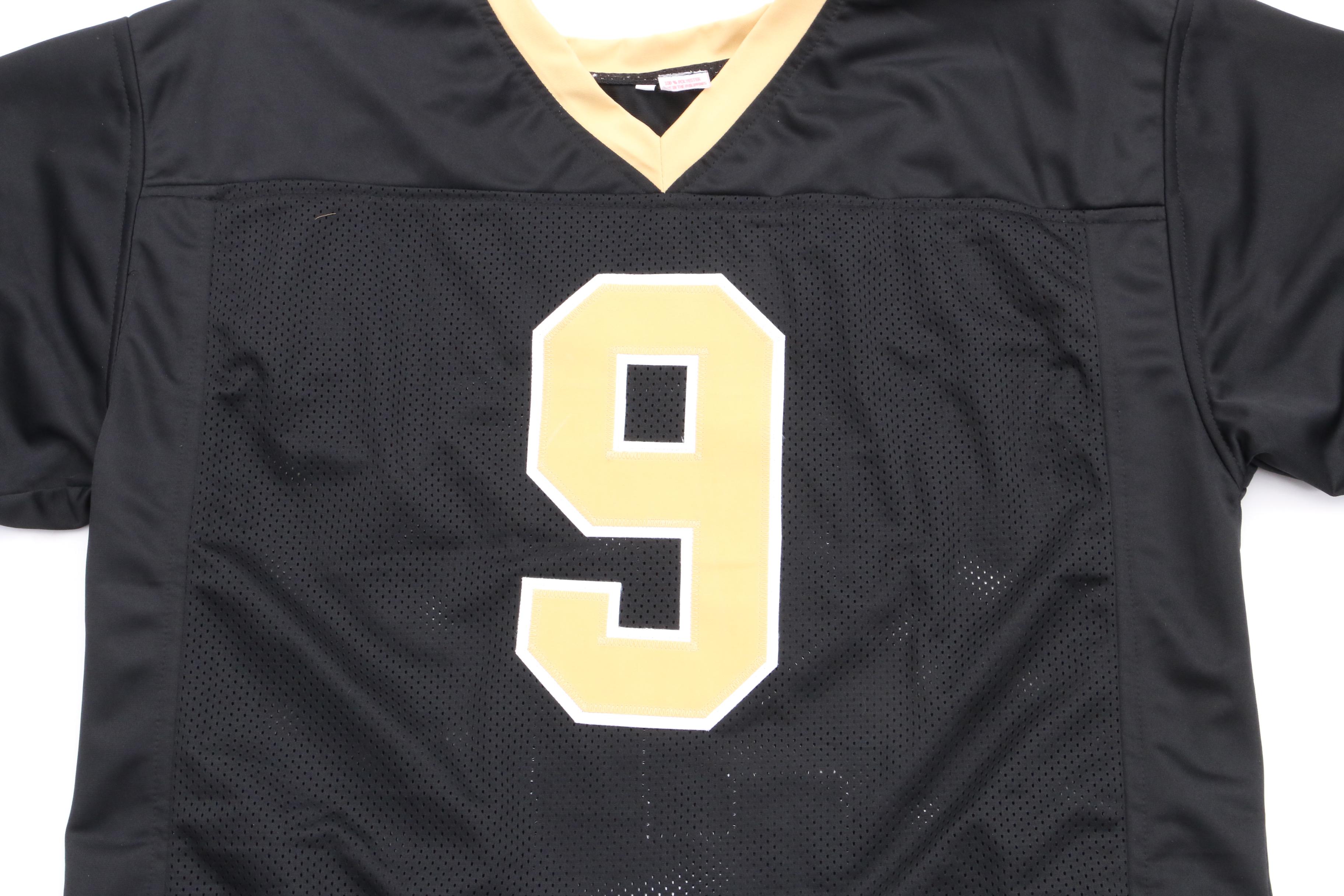 NFL's "All-Time Completion Leader" Drew Brees Signed Saints Jersey  COA