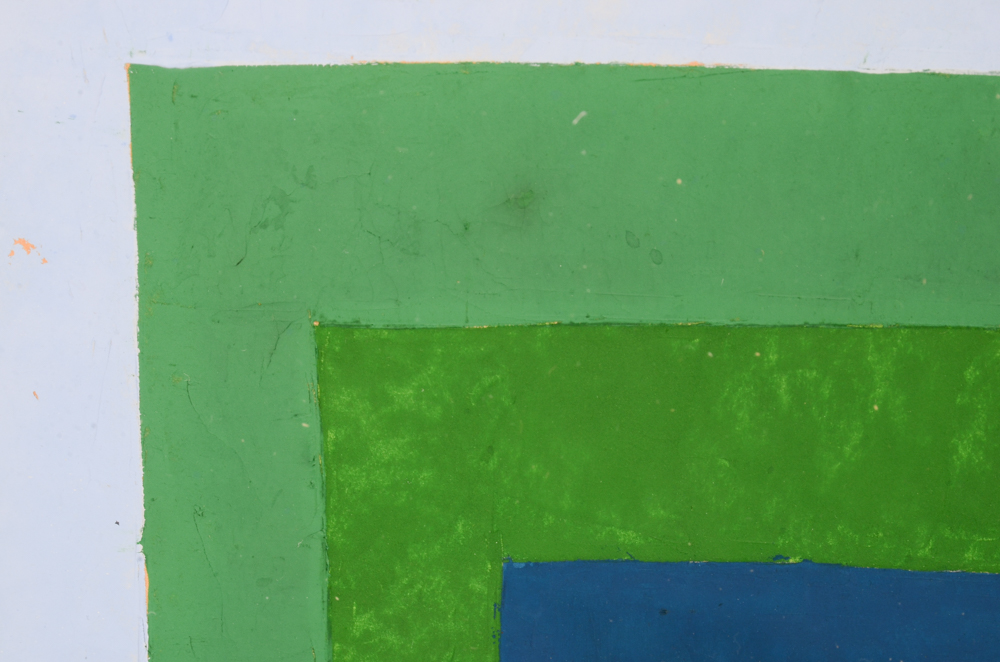 Josef Albers Oil Painting "Study for a Homage to the Square"