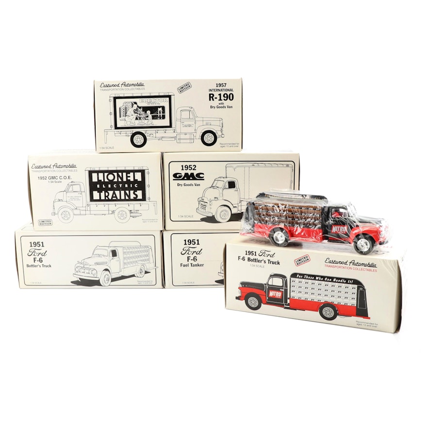 First Gear Die-Cast Coin Banks including 1952 GMC "Lionel Electric Trains" Truck