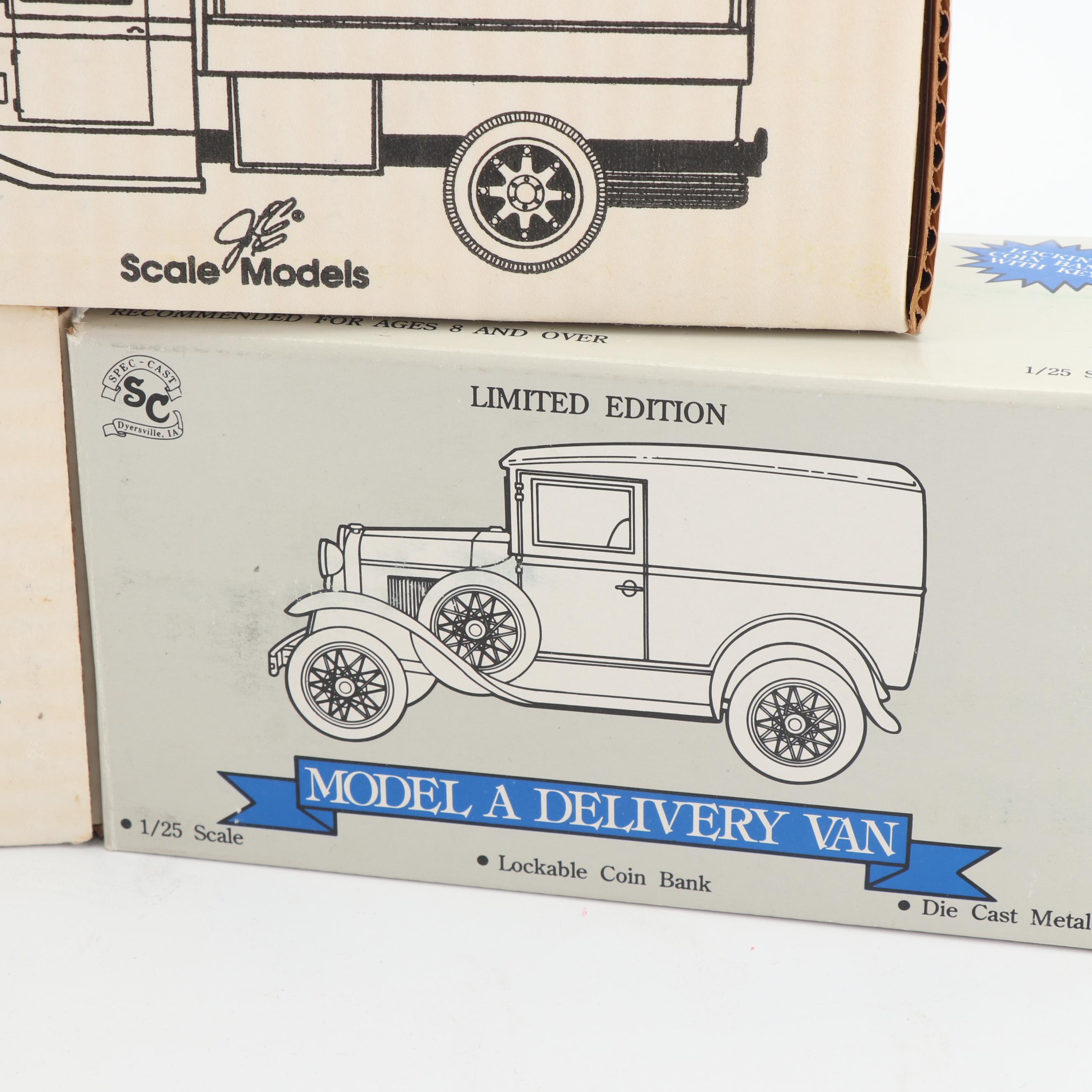 Die-Cast Coin Banks including Ertl