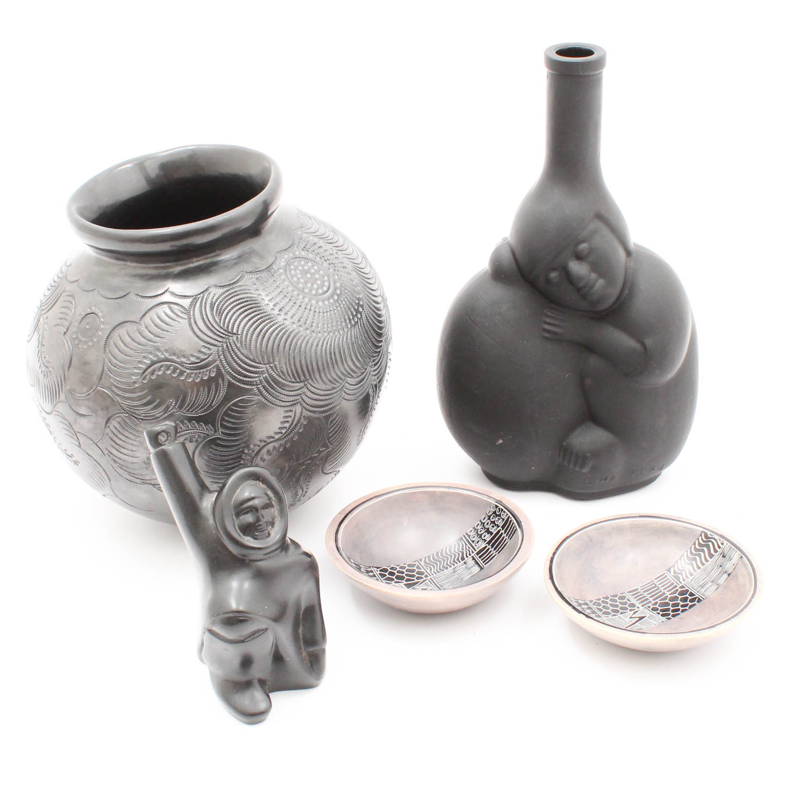 South American Decor Featuring Inca Pisco Decanter