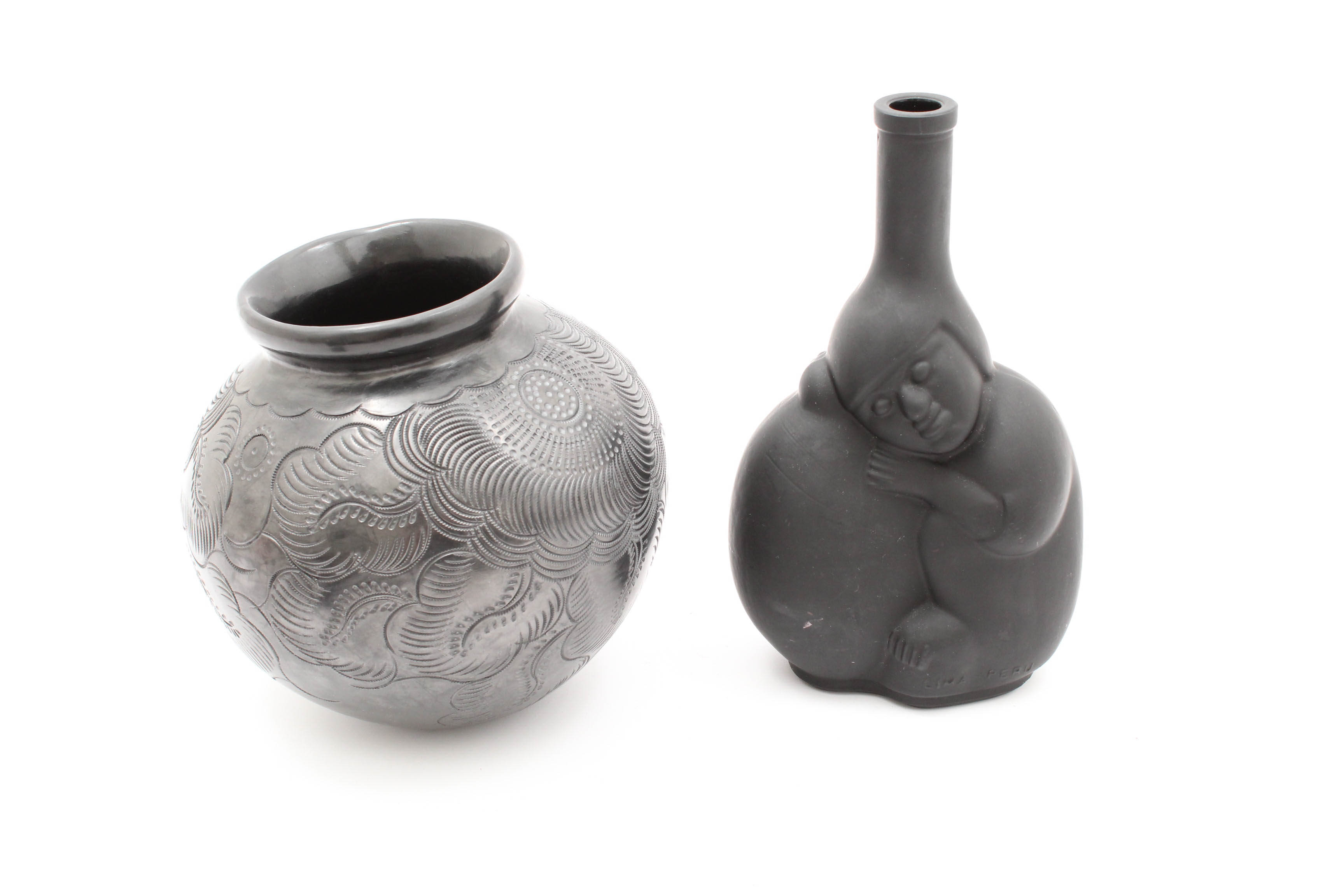 South American Decor Featuring Inca Pisco Decanter