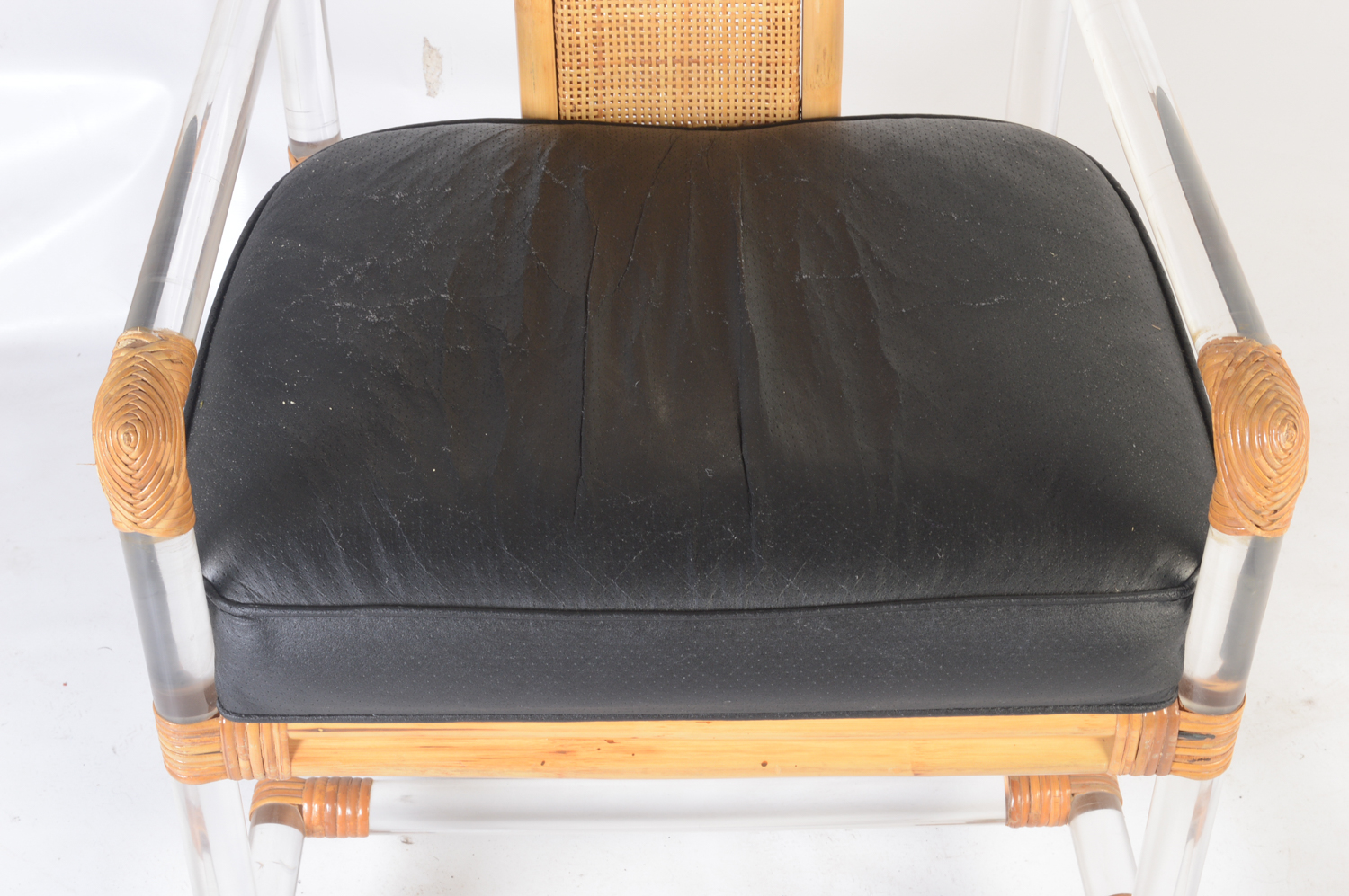 Lucite Cane Armchairs