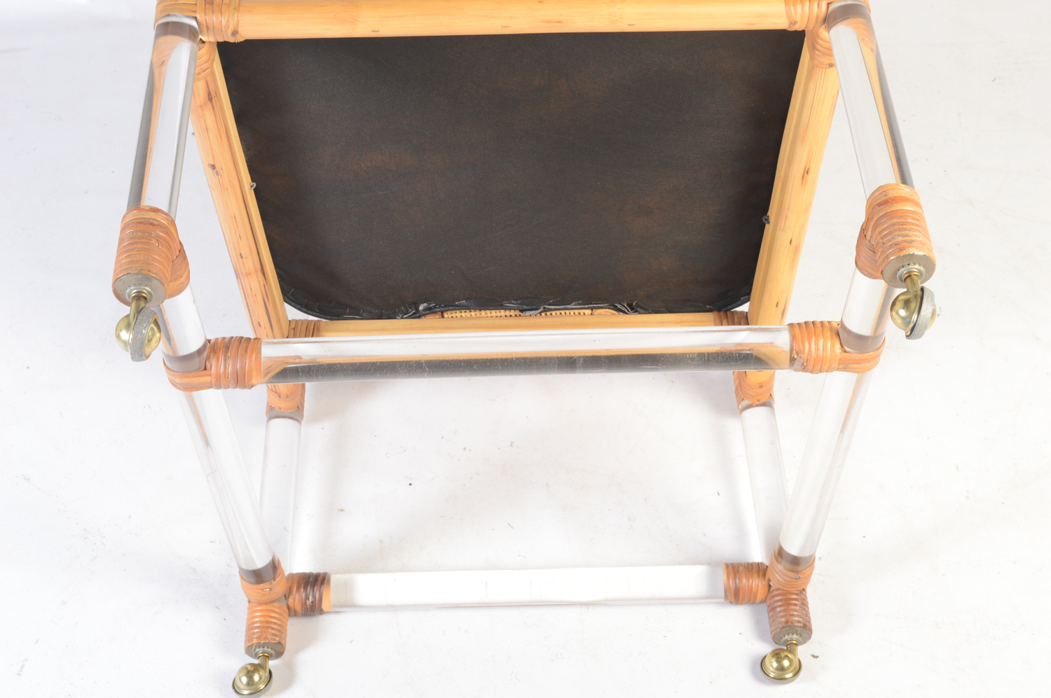 Lucite Cane Armchairs