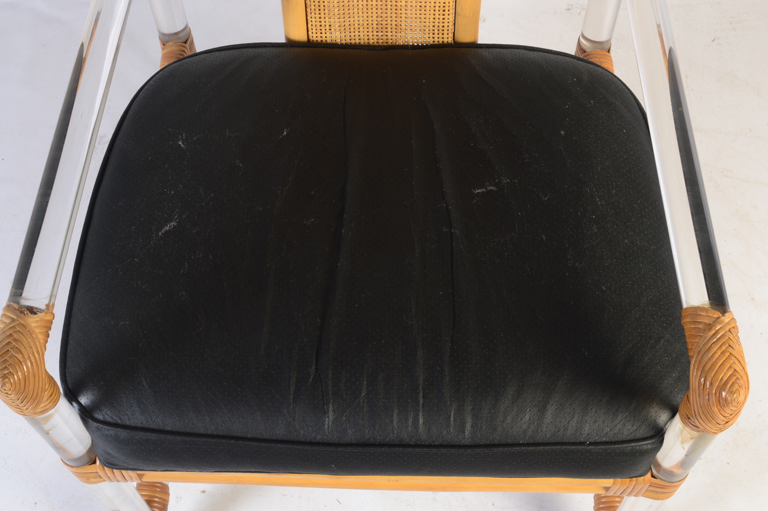 Lucite Cane Armchairs