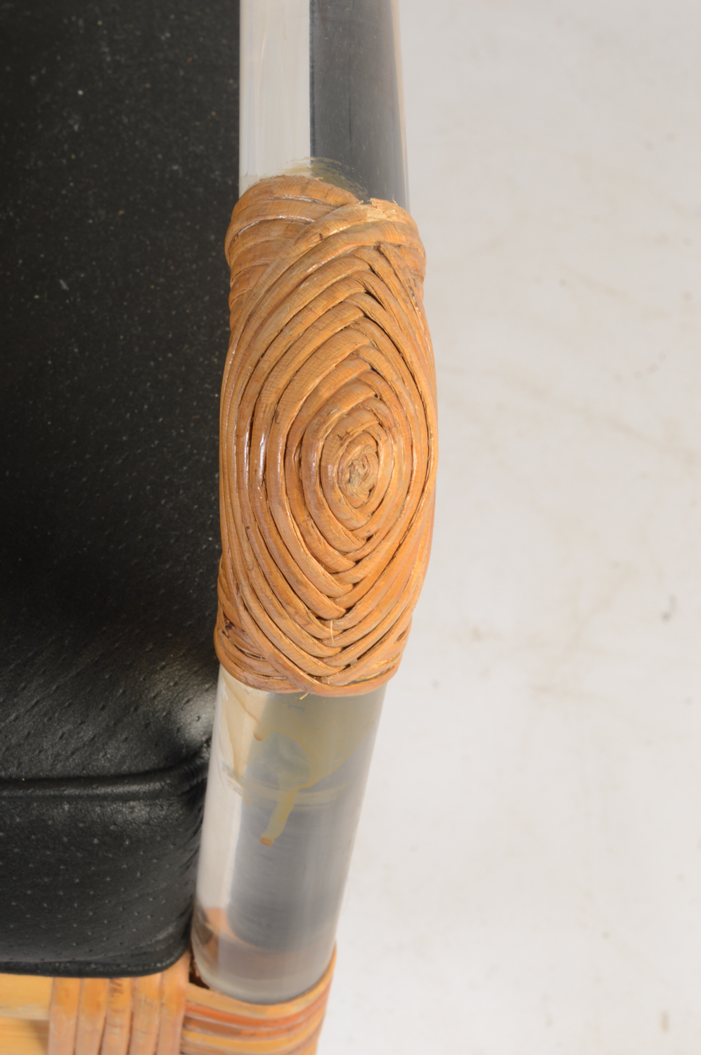 Lucite Cane Armchairs