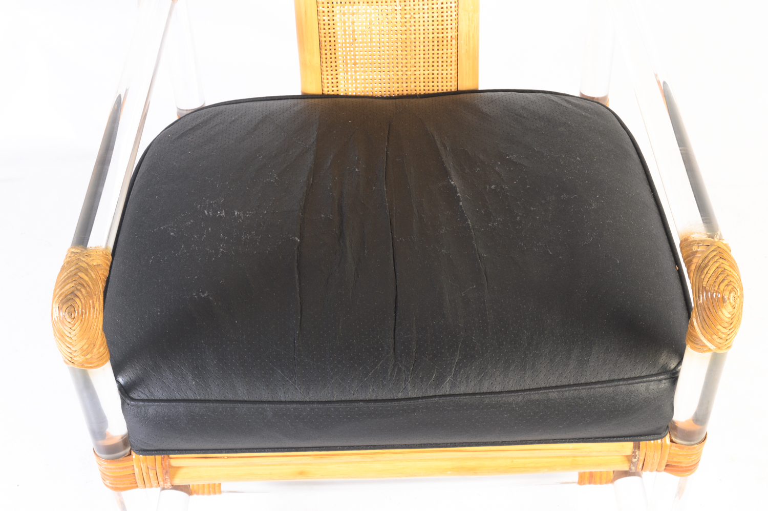 Lucite Cane Armchairs