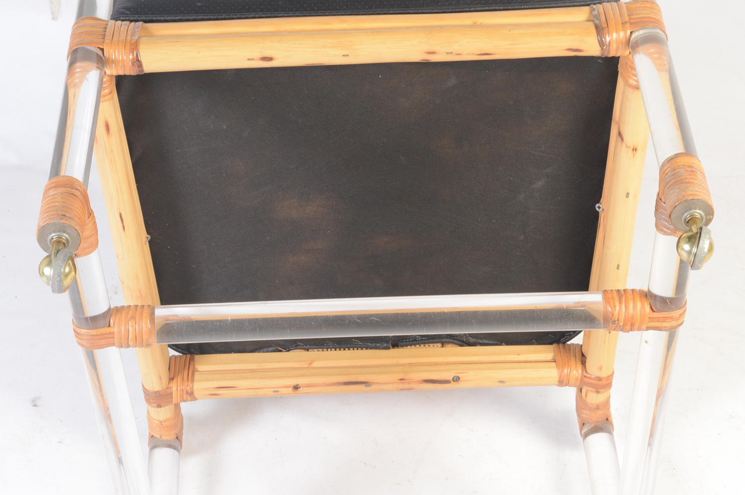 Lucite Cane Armchairs