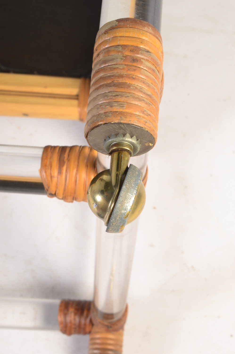 Lucite Cane Armchairs