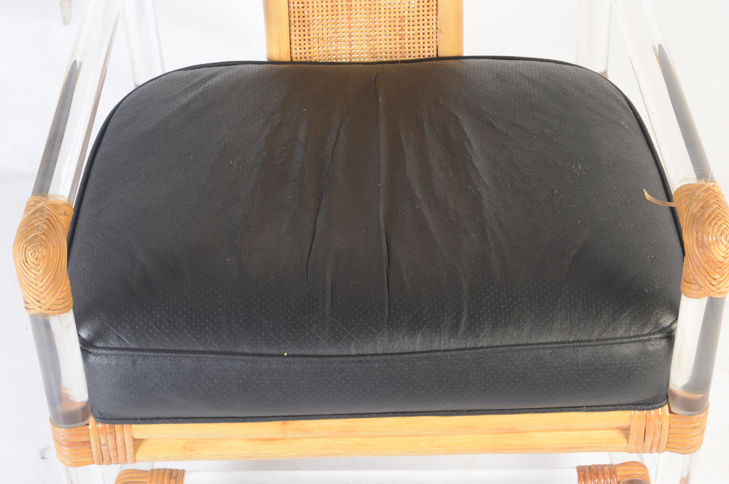 Lucite Cane Armchairs