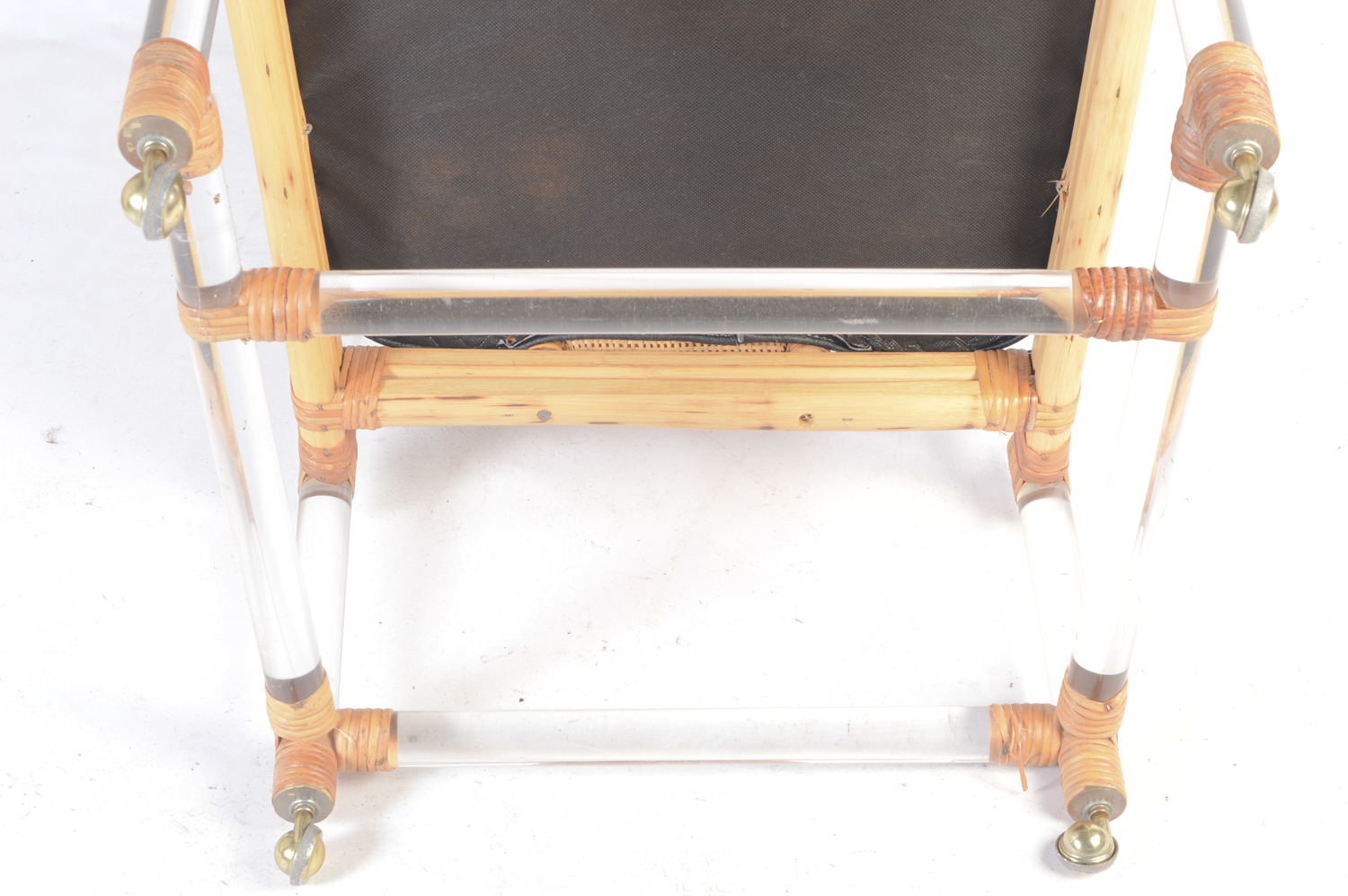 Lucite Cane Armchairs