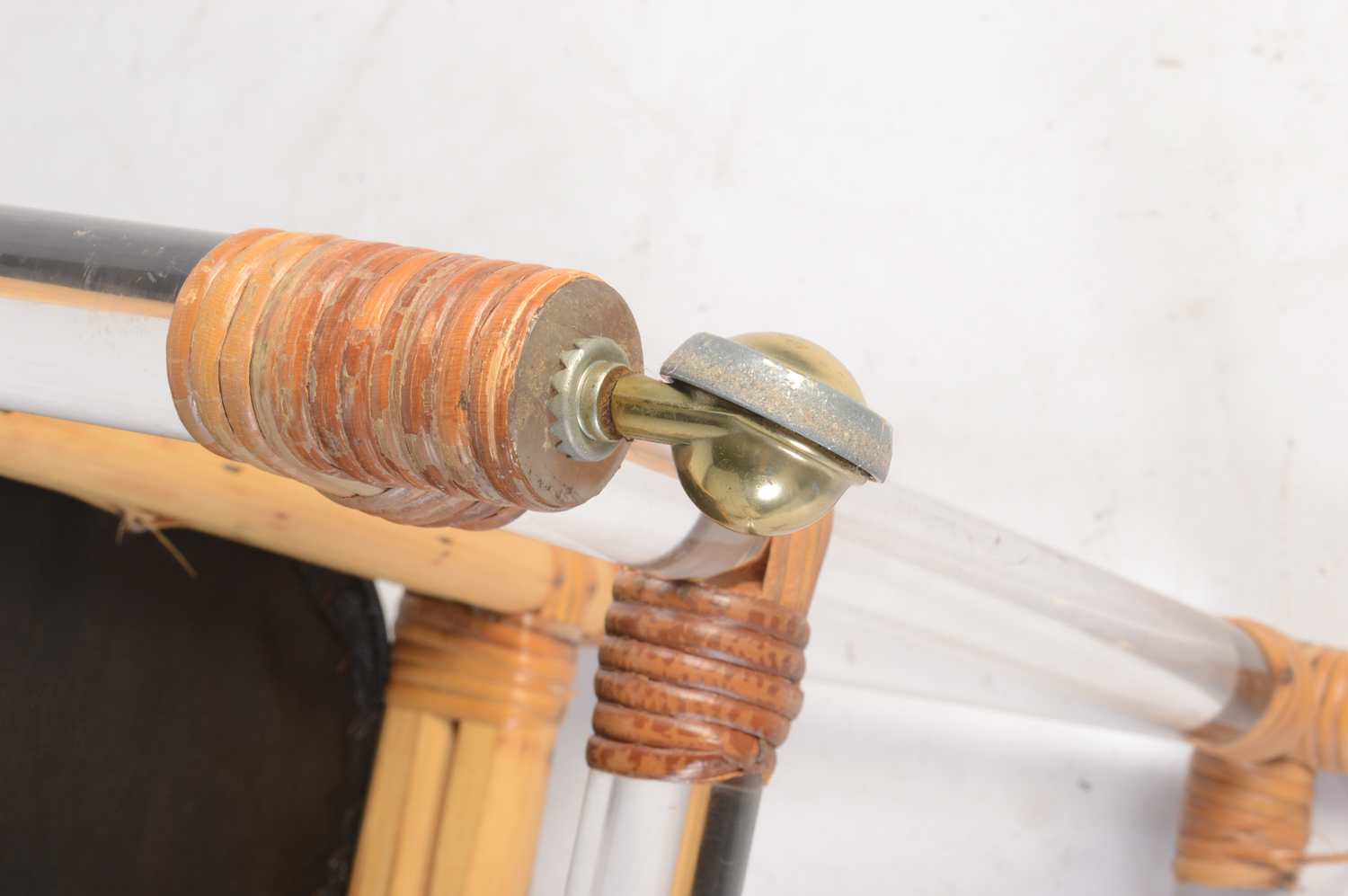 Lucite Cane Armchairs