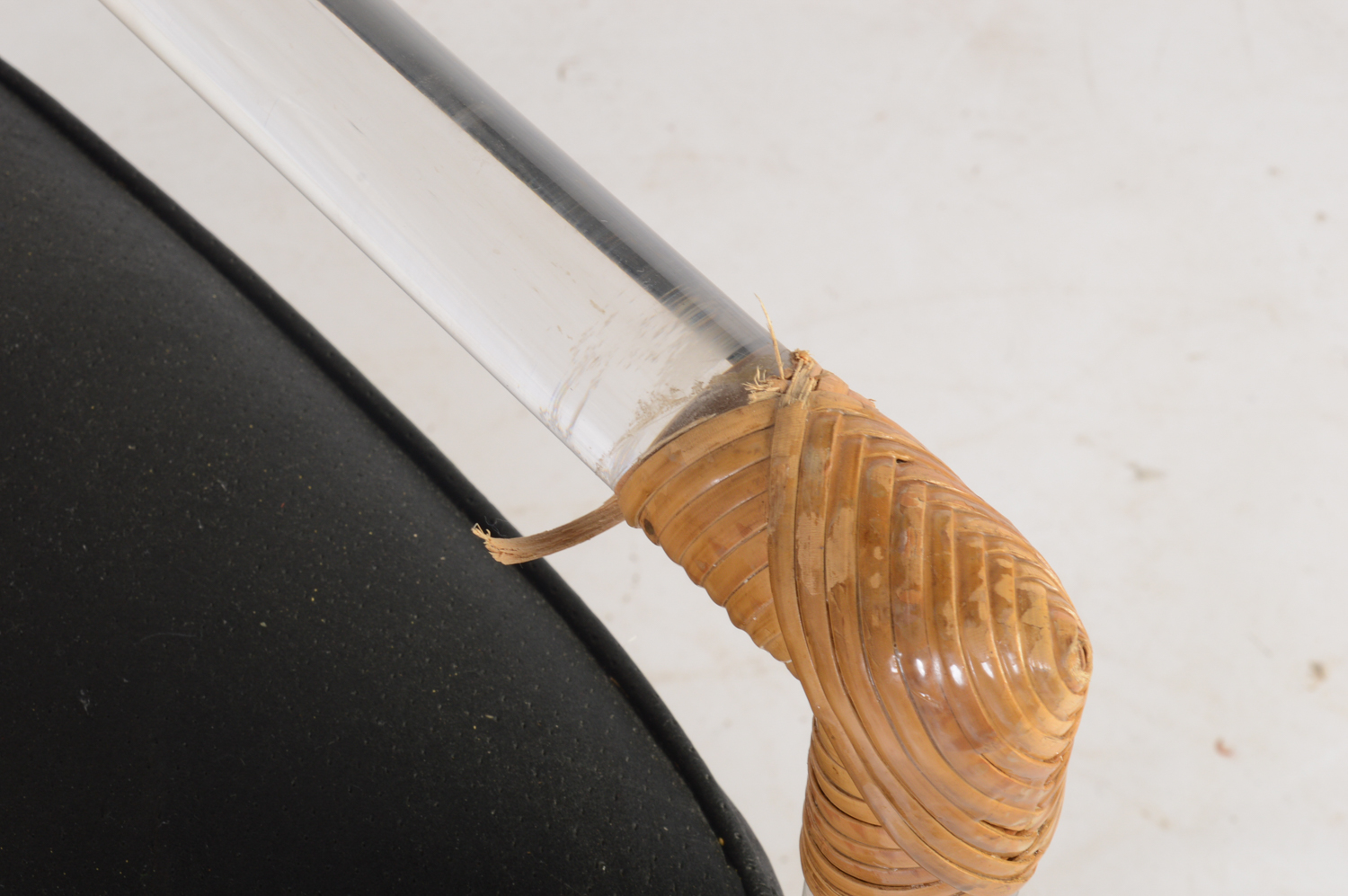 Lucite Cane Armchairs