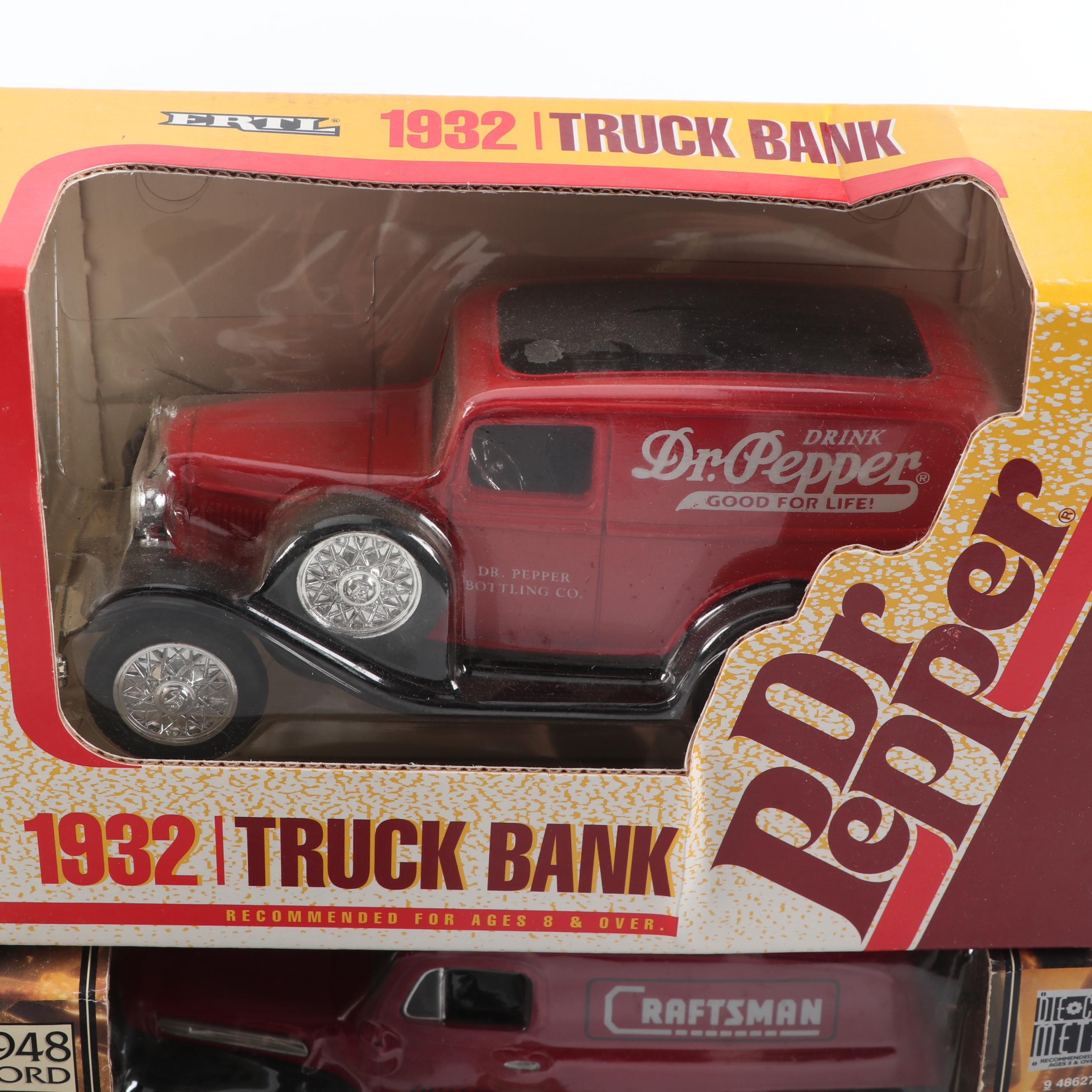 Die-Cast Coin Banks including Ertl