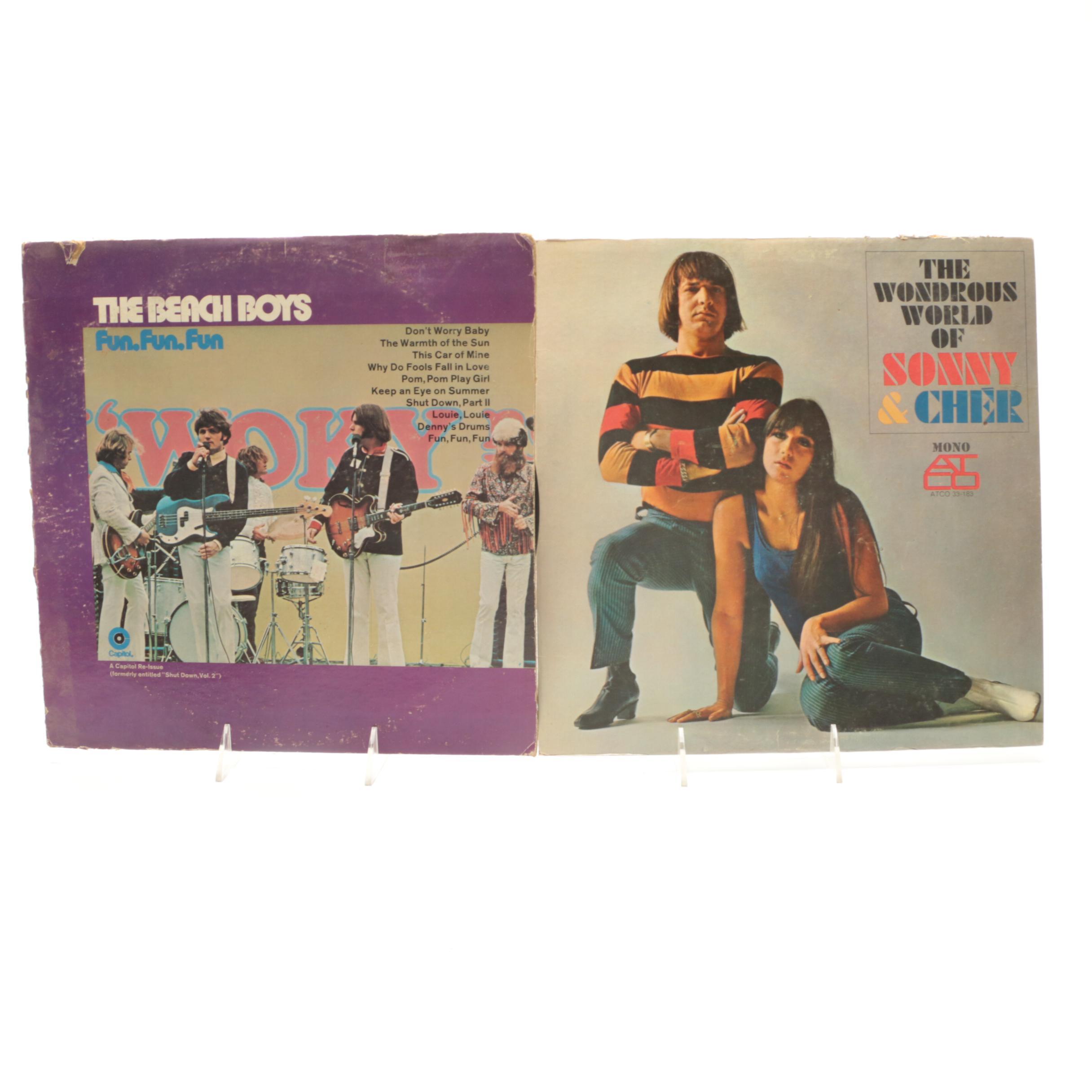 Assortment of LP Records Including Led Zeppelin, Jefferson Airplane and More