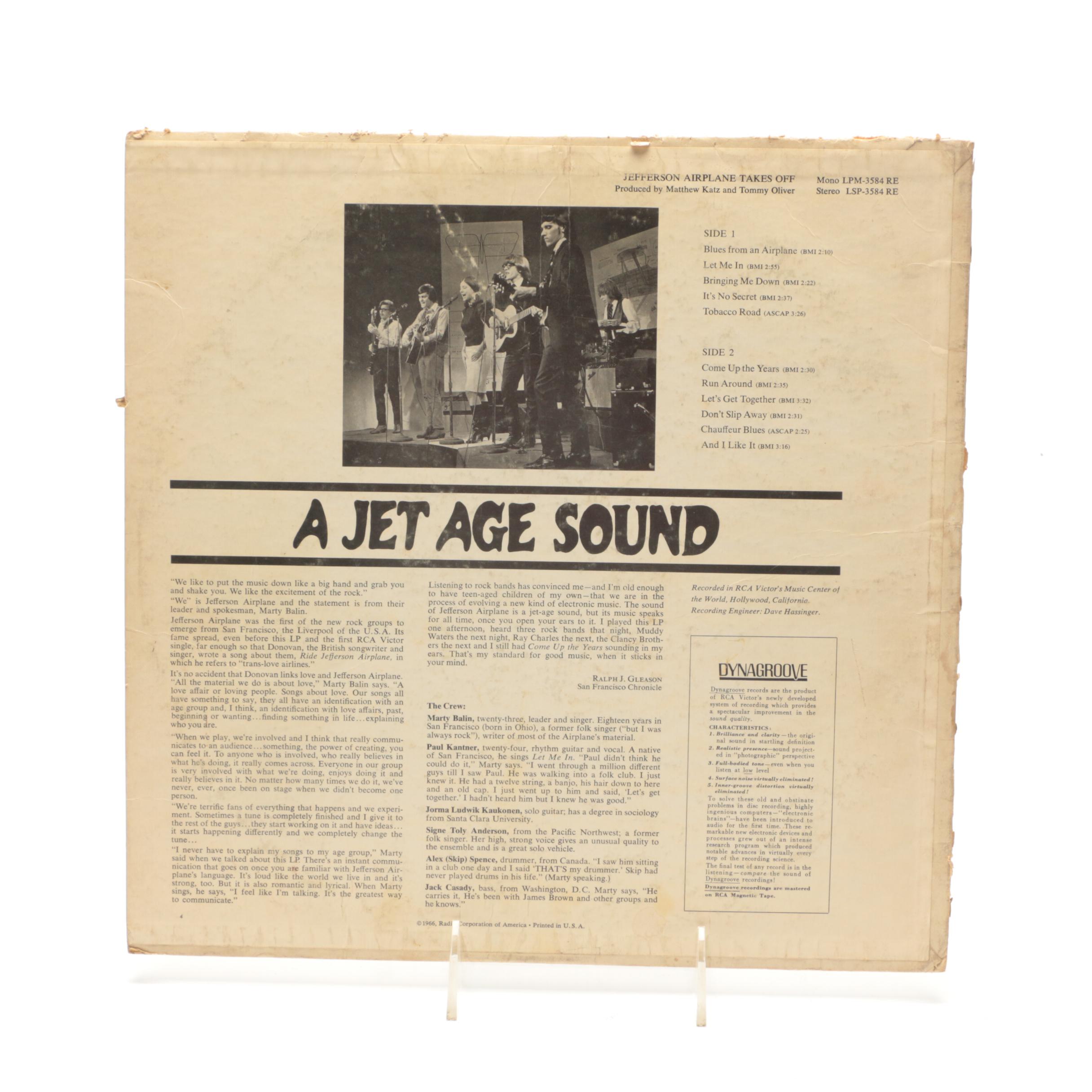 Assortment of LP Records Including Led Zeppelin, Jefferson Airplane and More