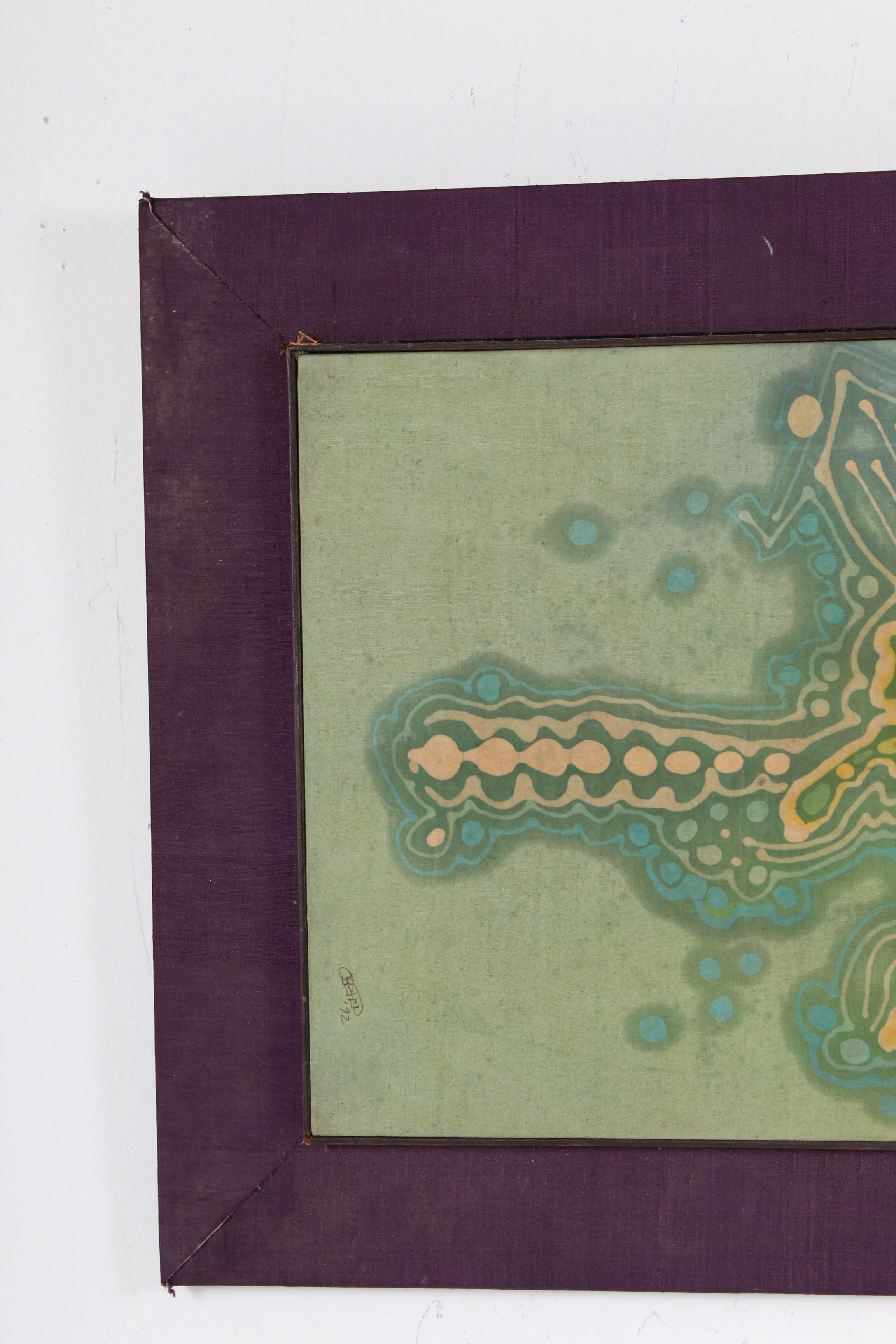 1972 O'Brien Framed Batik