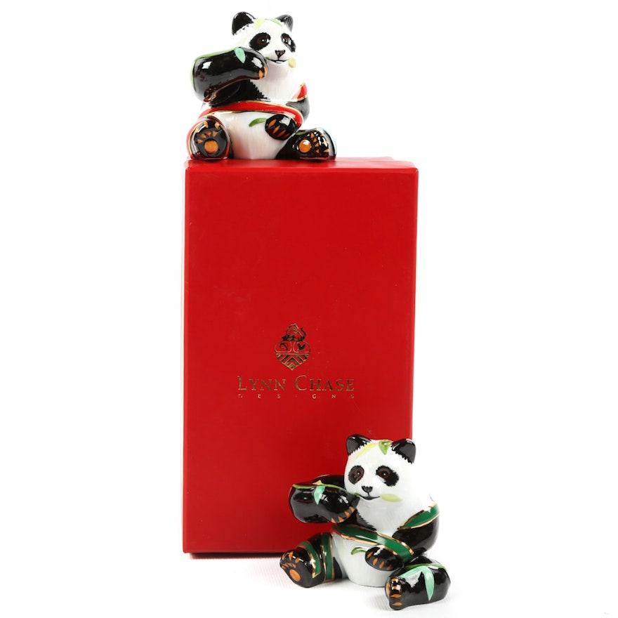 Lynn Chase "Panda Perfect" Salt and Pepper Shakers