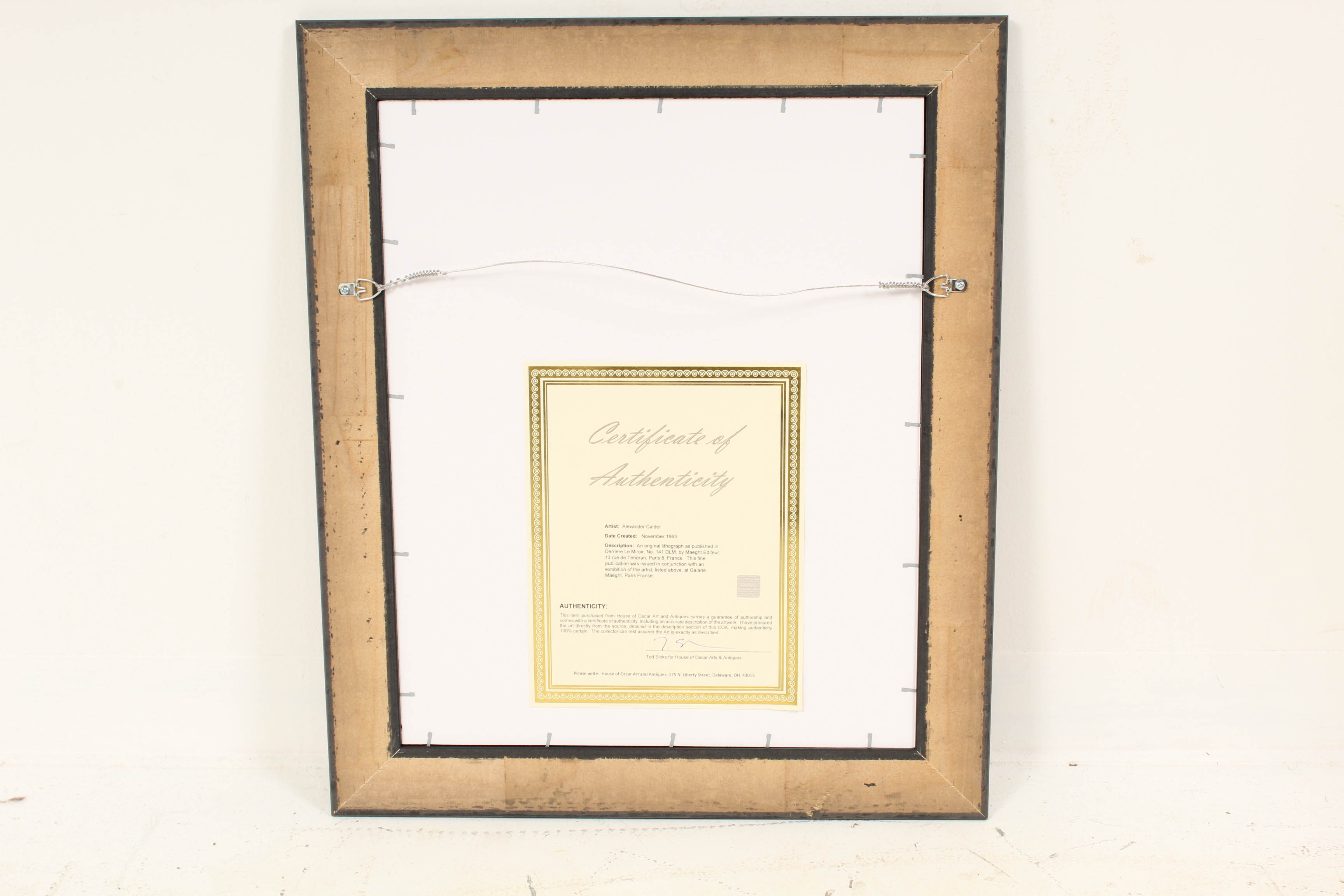 Alexander Calder Cover Lithograph for "Derrière le Miroir"