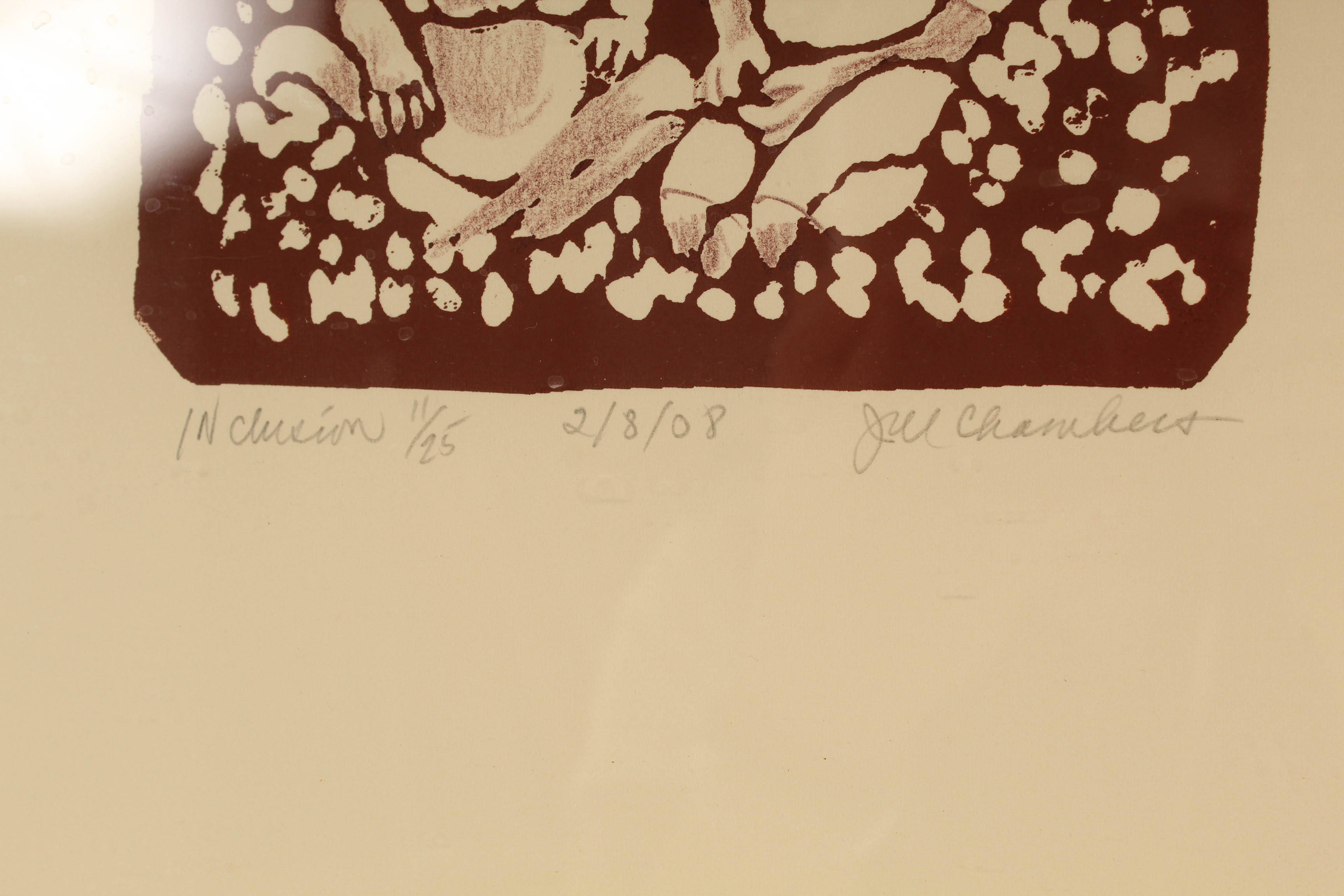 Jill Chambers "Inclusion" Serigraph