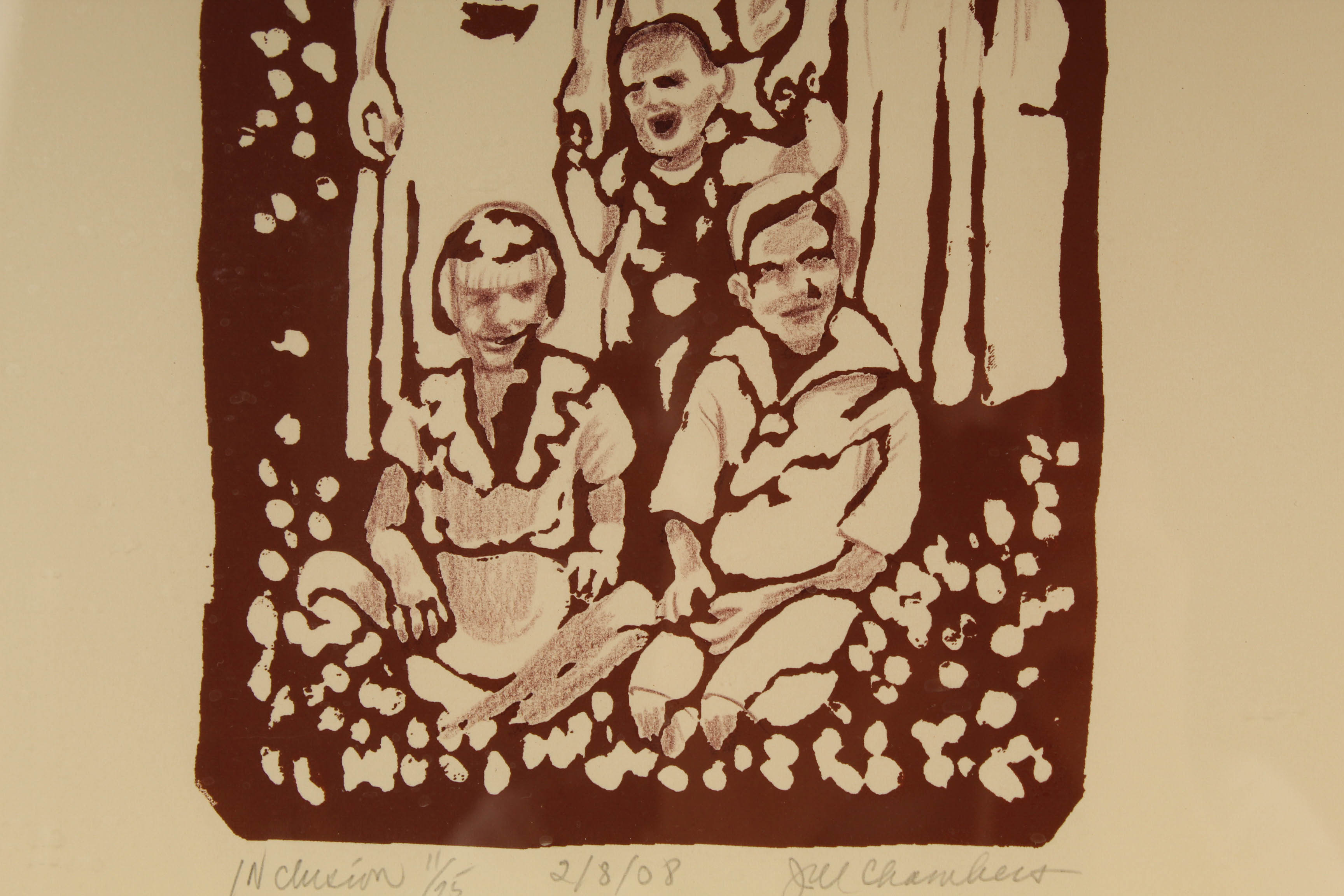 Jill Chambers "Inclusion" Serigraph