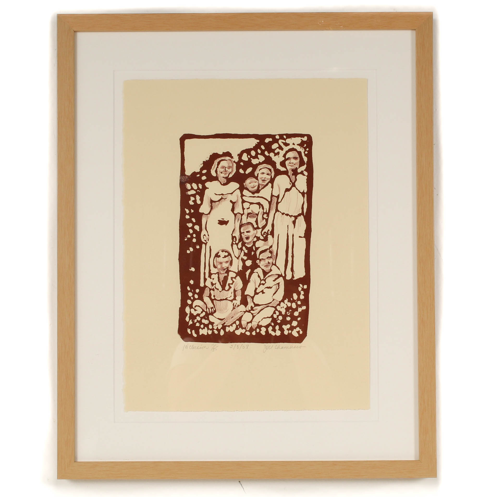 Jill Chambers "Inclusion" Serigraph