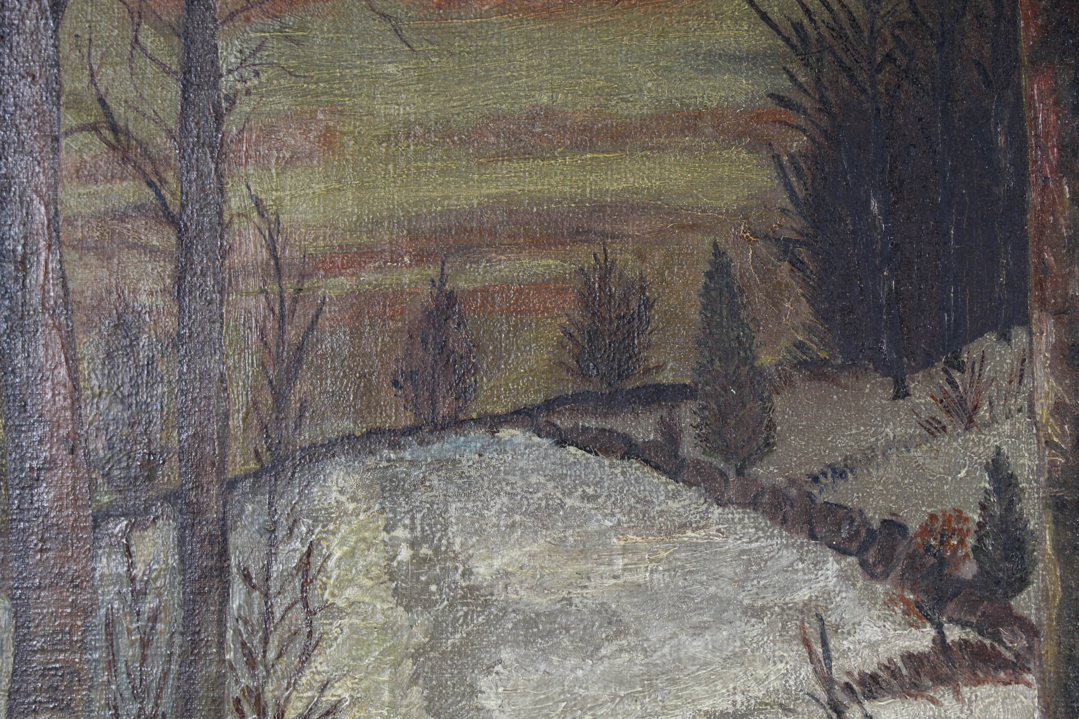 1932 Oil Landscape