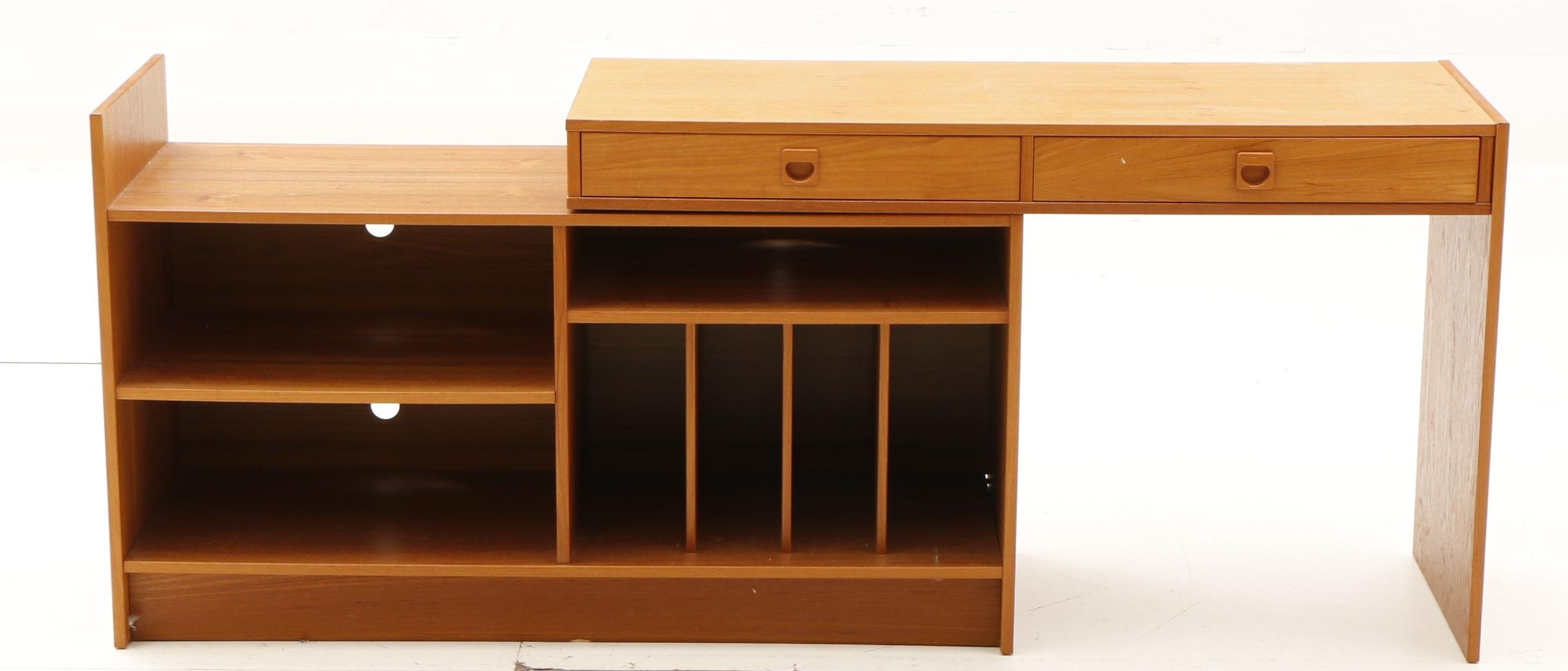 Danish Modern Conversion Cabinet Desk