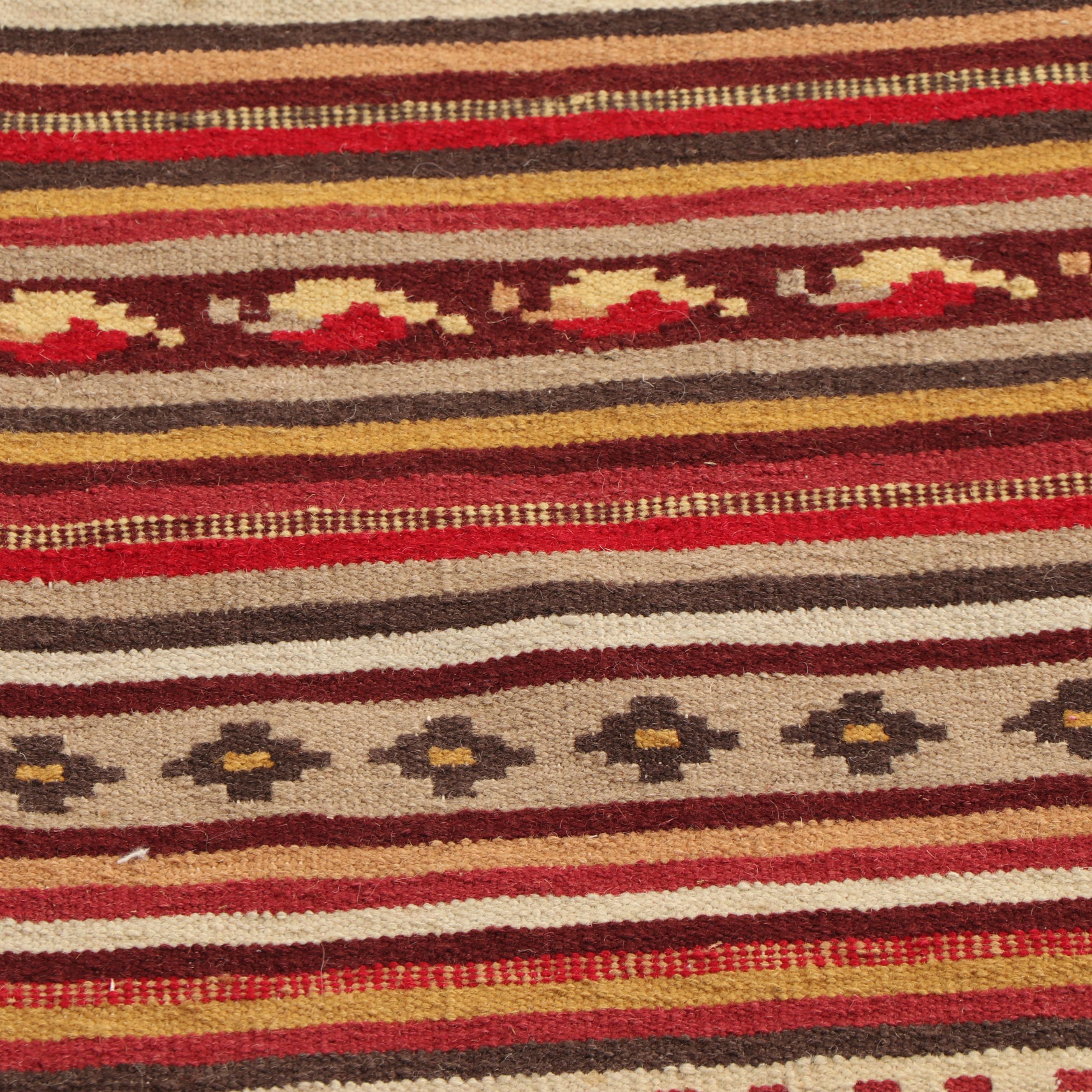 Handwoven Moroccan Wool Kilim