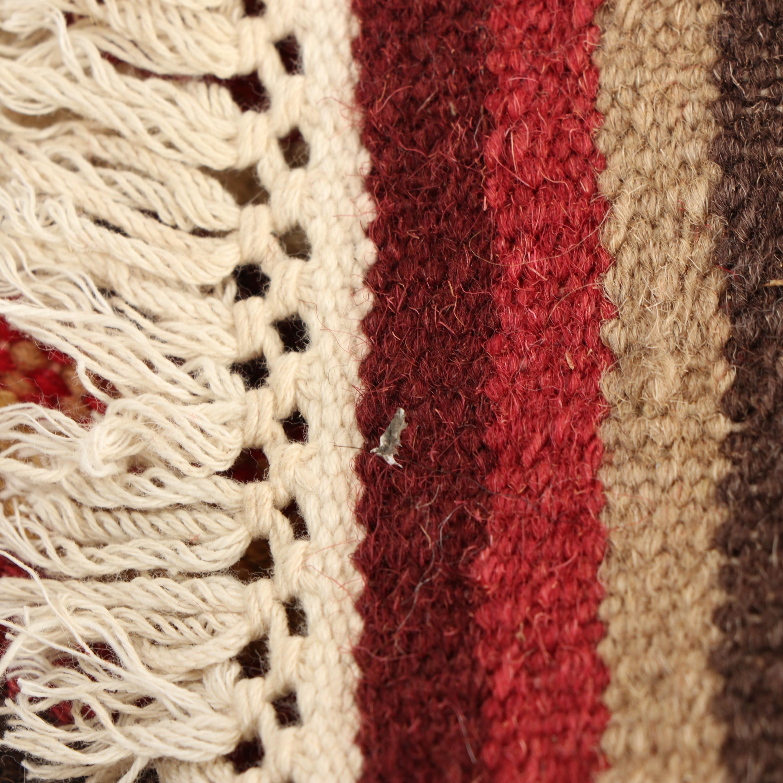 Handwoven Moroccan Wool Kilim